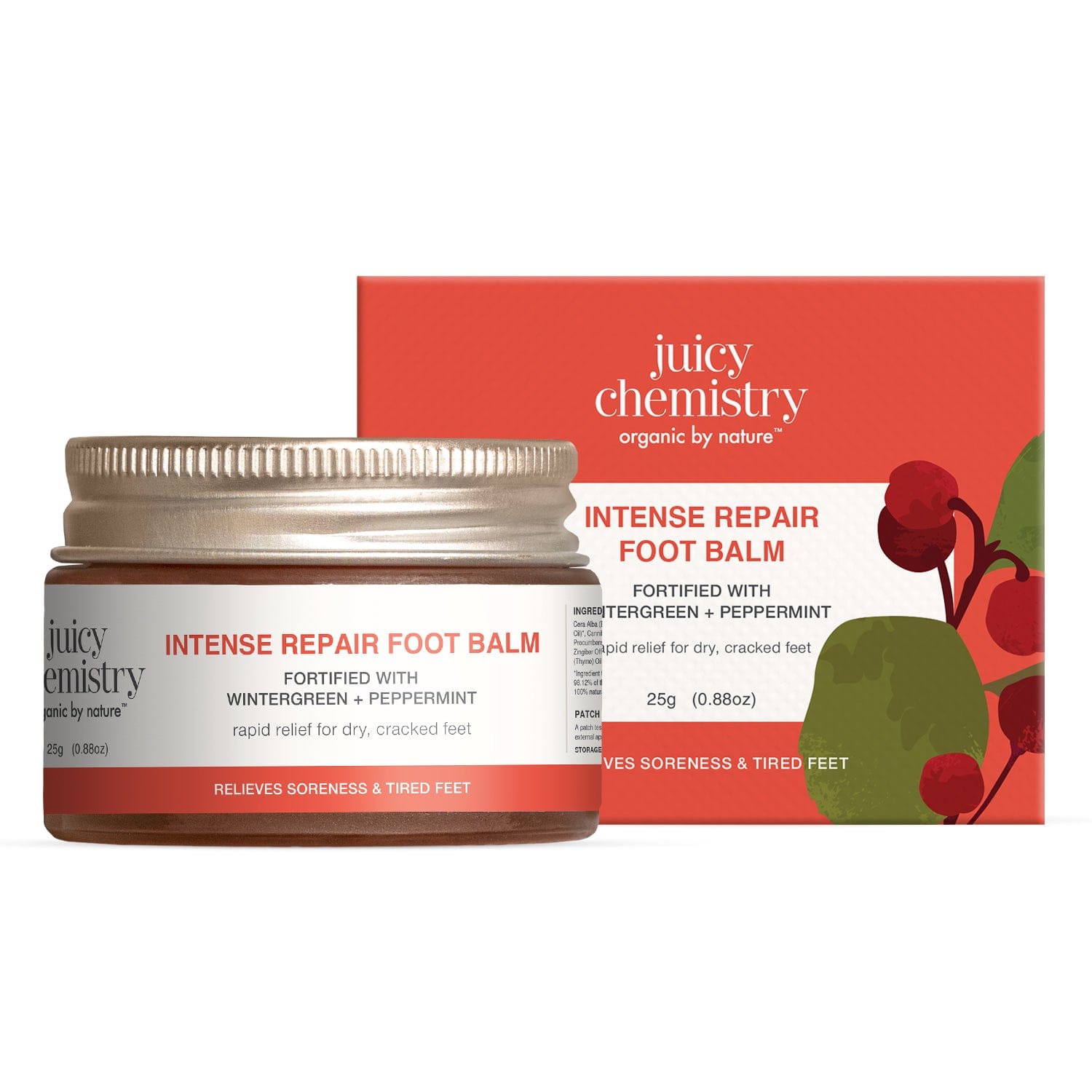 Intense Repair Foot Balm Fortified with Wintergreen + Peppermint