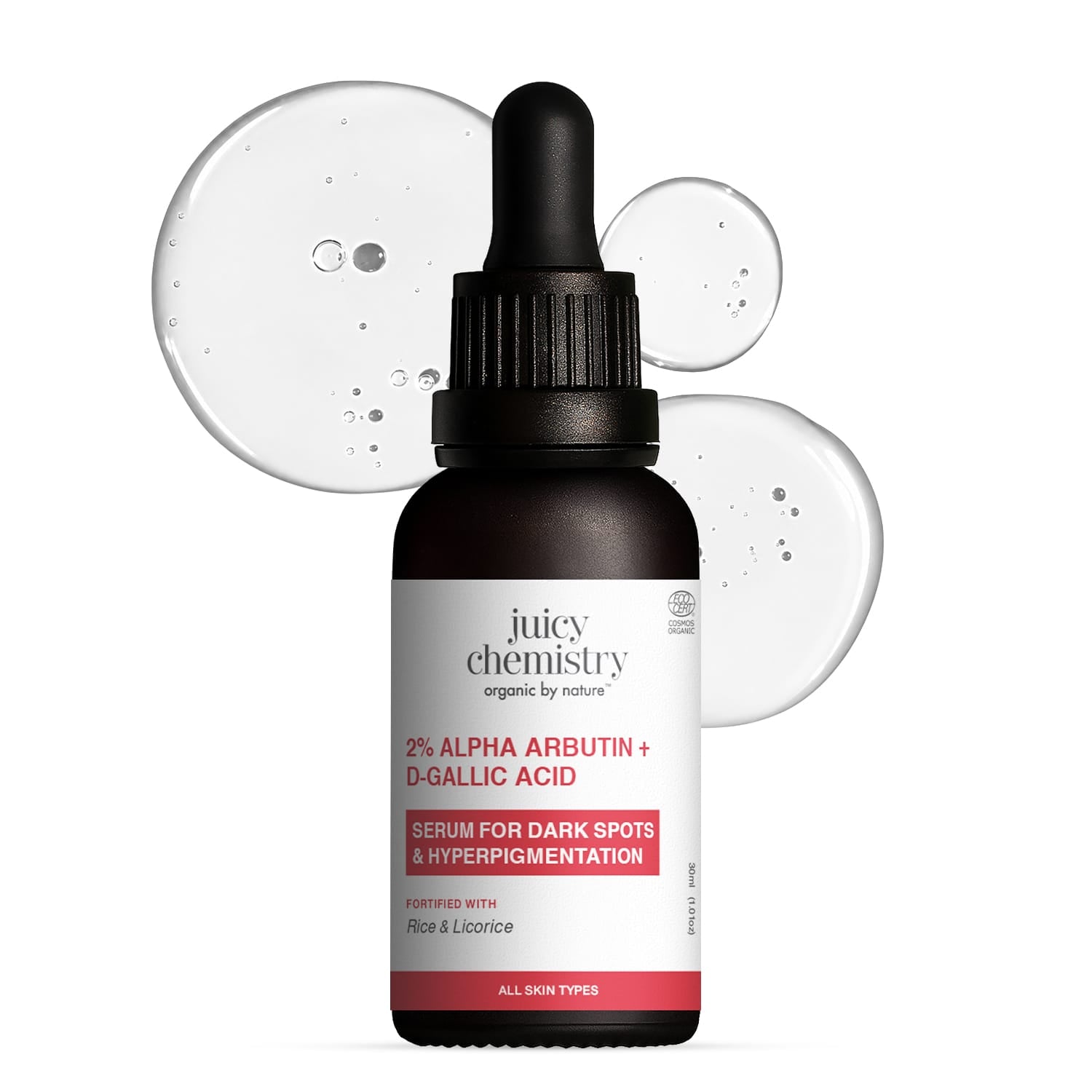 2% Alpha Arbutin + D-Gallic Acid Natural Face Serum