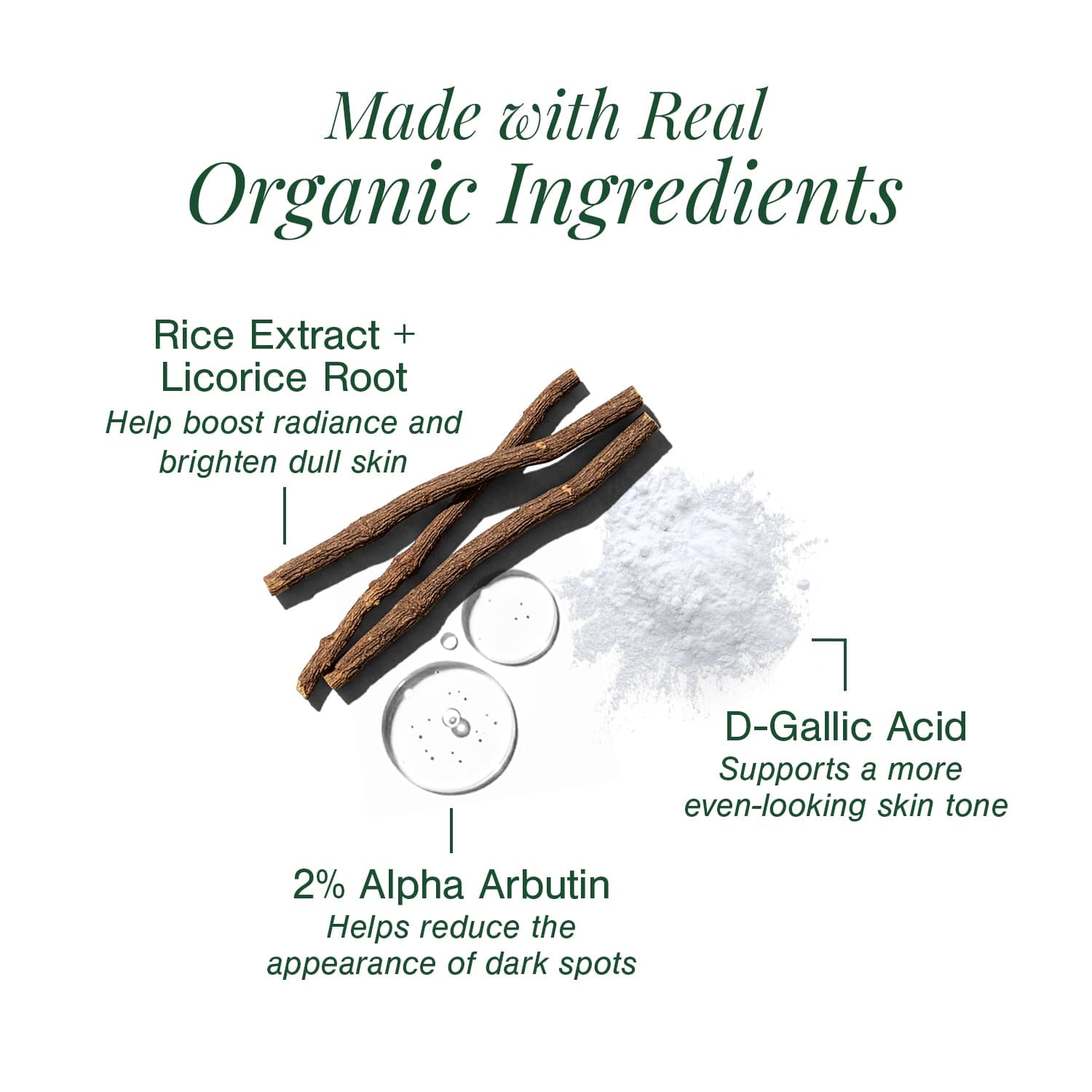 2% Alpha Arbutin + D-Gallic Acid Natural Face Serum