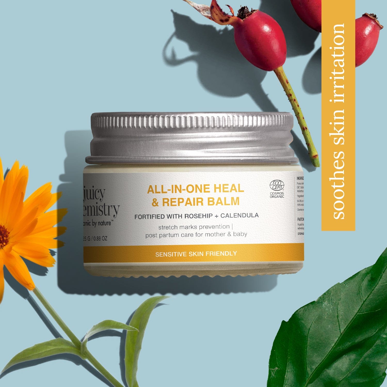 All-in-One Heal & Repair Balm Fortified with Rosehip + Calendula