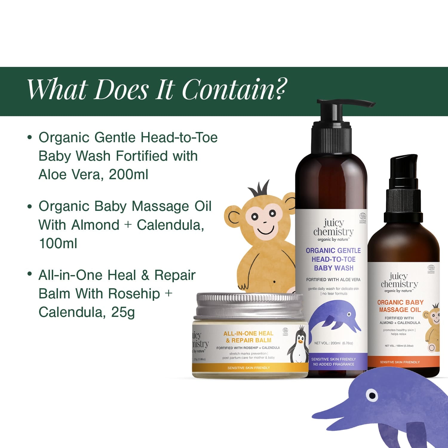 Juicy Chemistry Baby Steps Gift Box