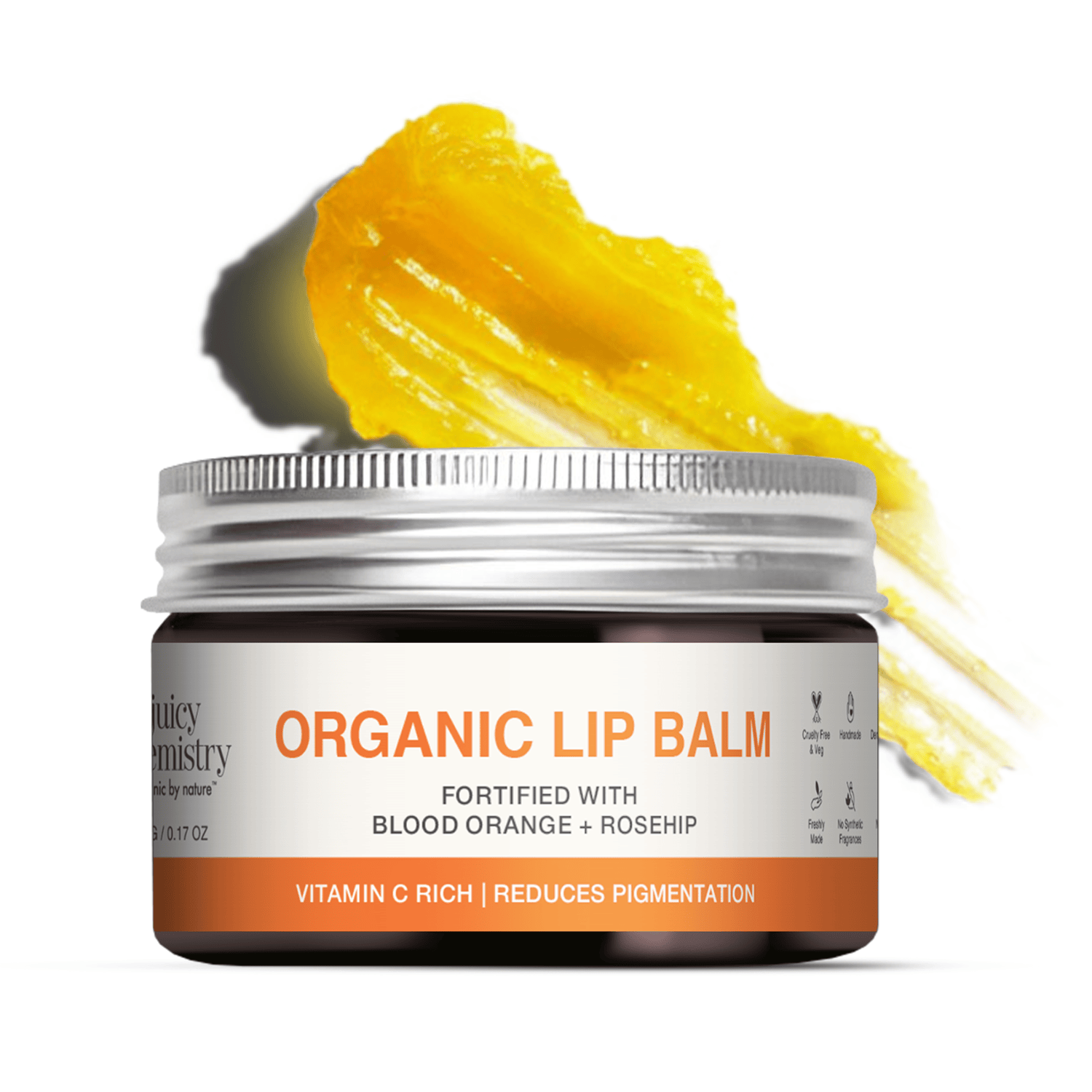 Organic Lip Balm Fortified with Blood Orange + Rosehip