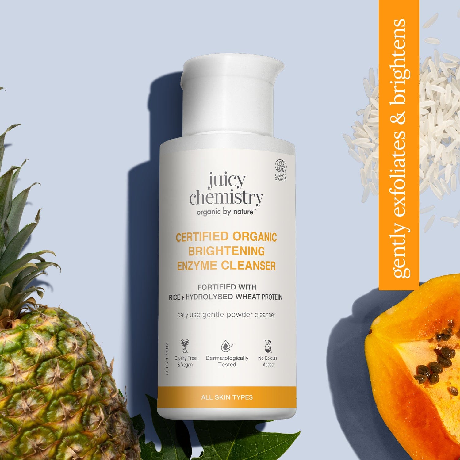Certified Organic Brightening Enzyme Cleanser
