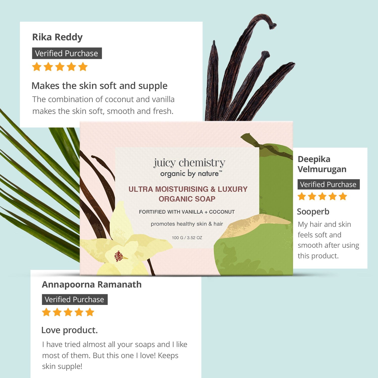 Ultra-Moisturising & Luxurious Organic Soaps