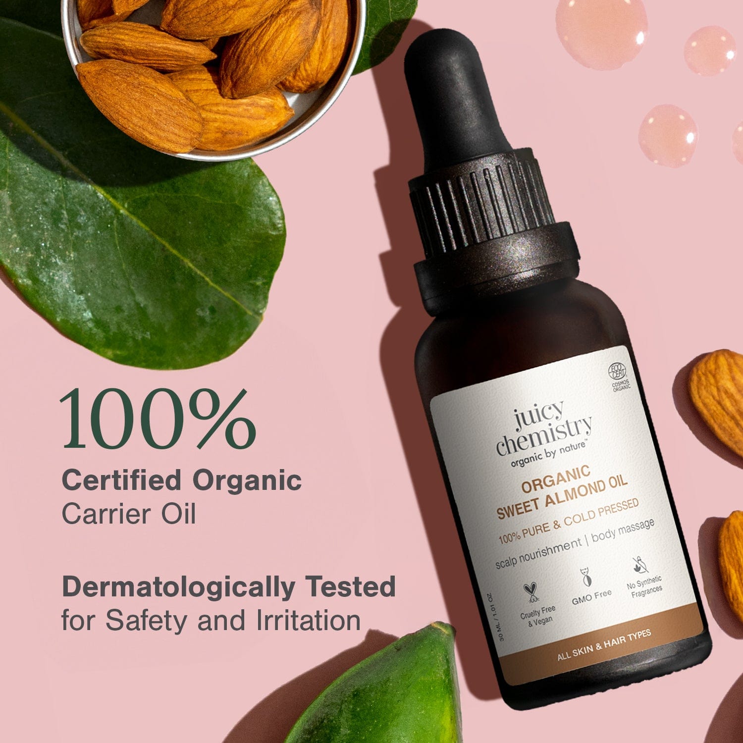 Cold Pressed Sweet Almond Carrier Oil