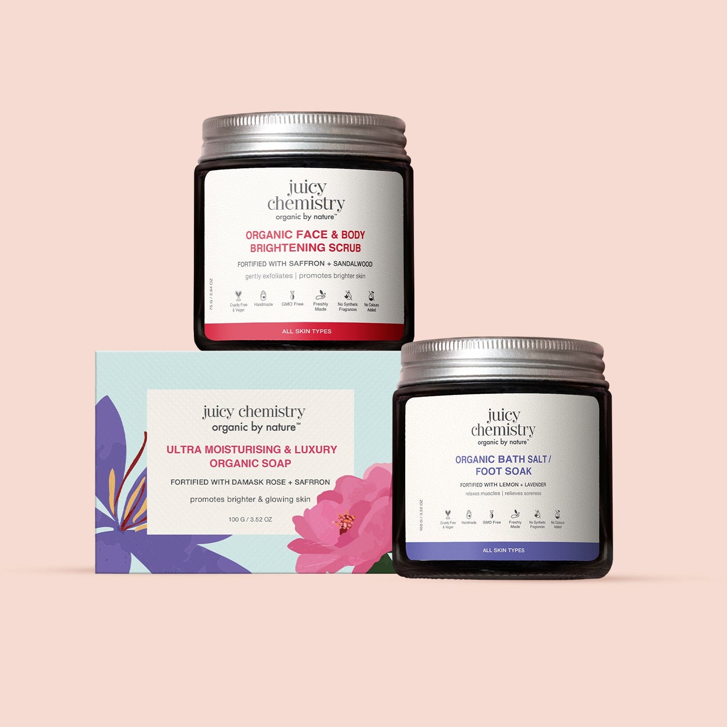 Festive Organic Luxurious Gift Bag - Red