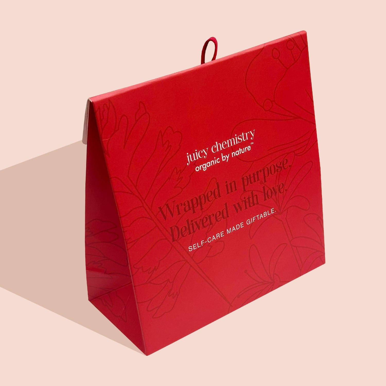 Raksha Bandhan Festive Organic Luxurious Gift Bag - Red