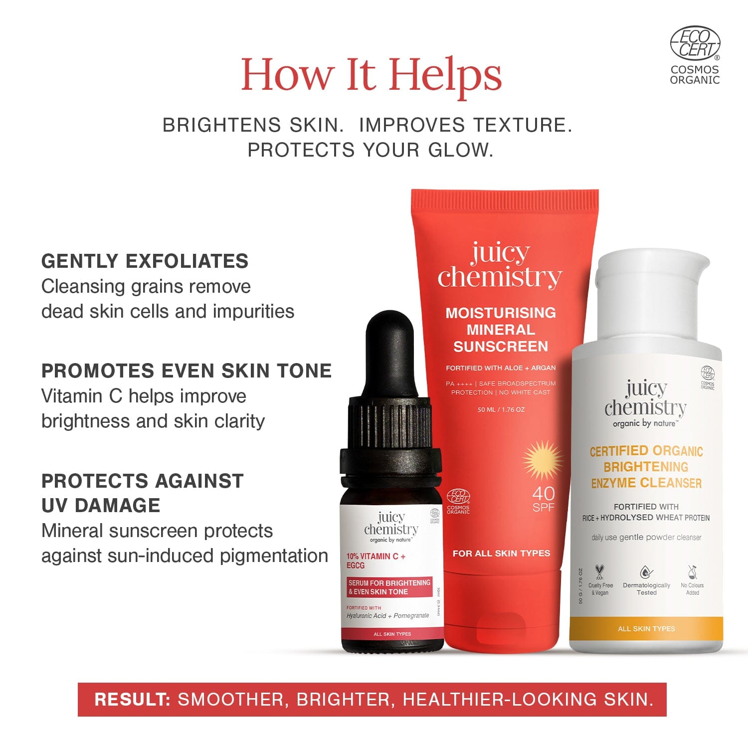 Skin Brightening Ritual | Three Steps For Gentle Exfoliation & Daily Protection