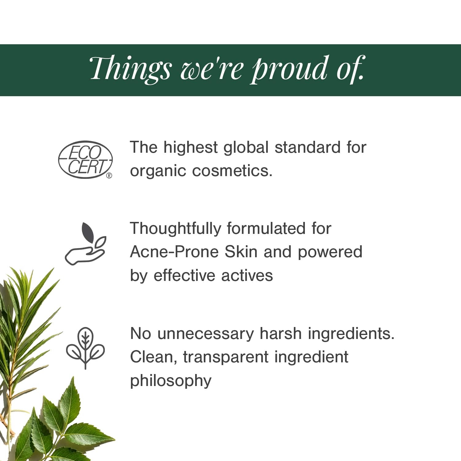 Certified Organic Acne & Pimples Control Face Wash Fortified with Hemp + Tea Tree