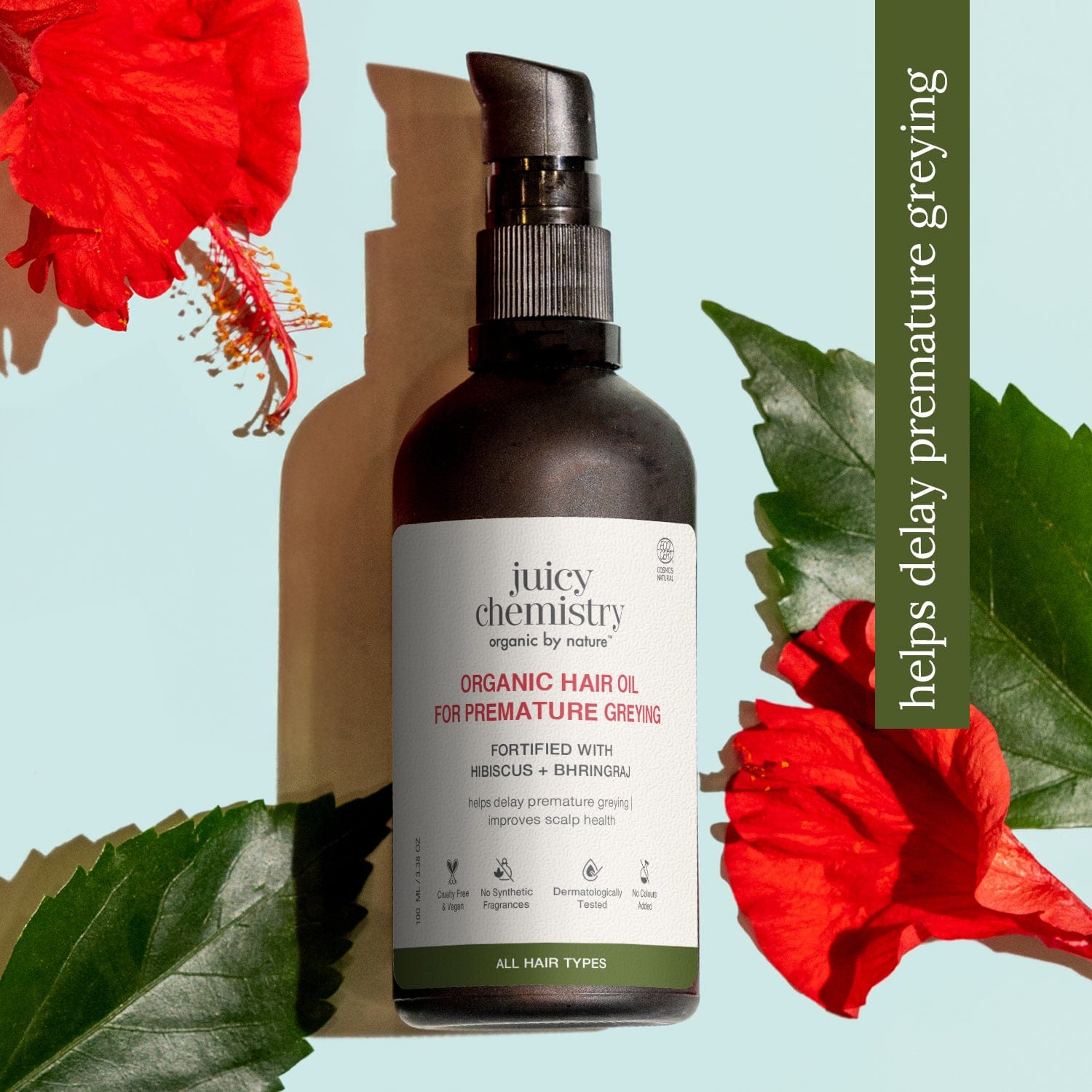 Hibiscus, Amla and Bhringaraj Hair Oil