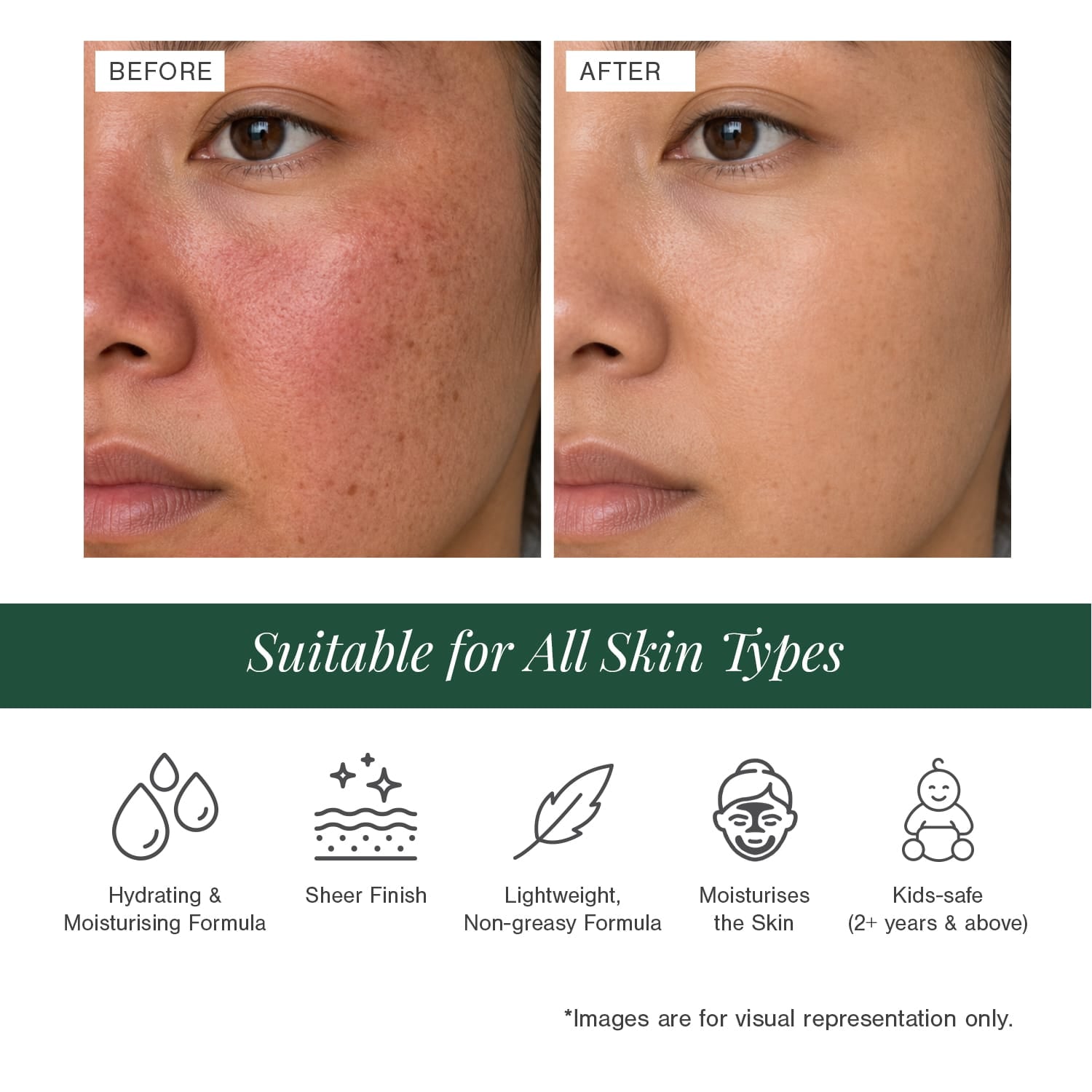 Moisturising Mineral Sunscreen" to "Mineral Sunscreen SPF 40 — Certified Organic