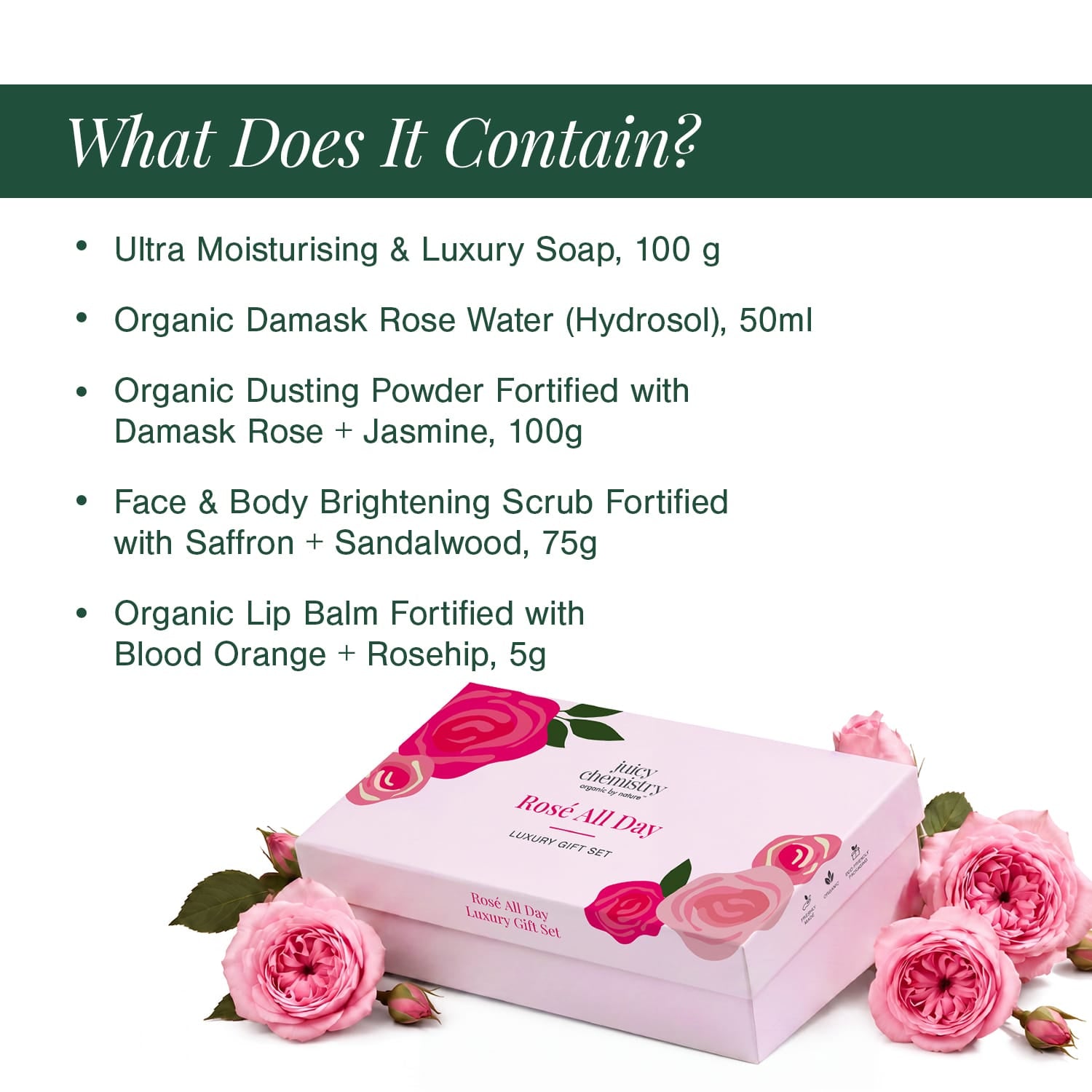 Juicy Chemistry Rose All Day Gift Box