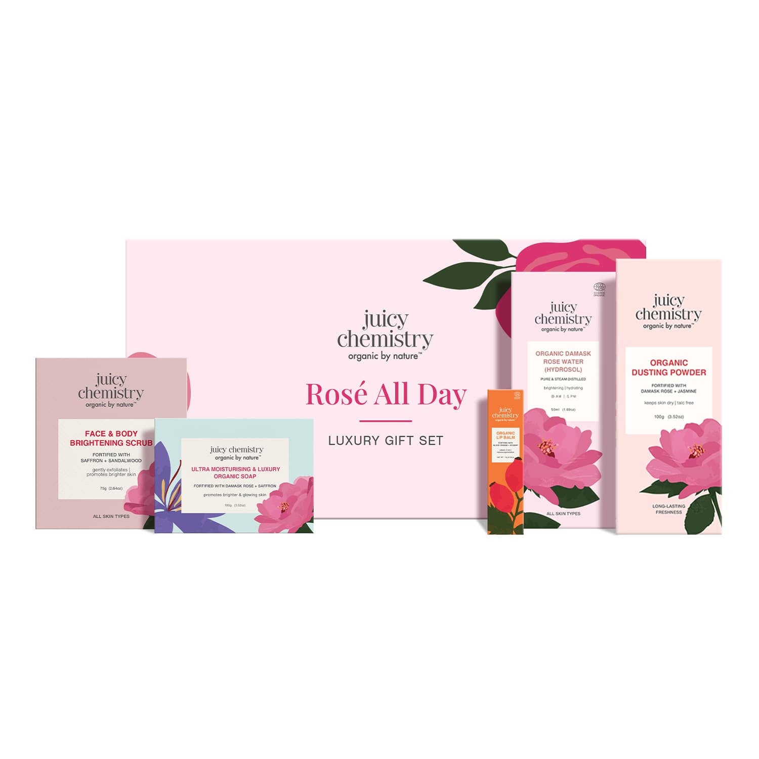 Juicy Chemistry Rose All Day Gift Box