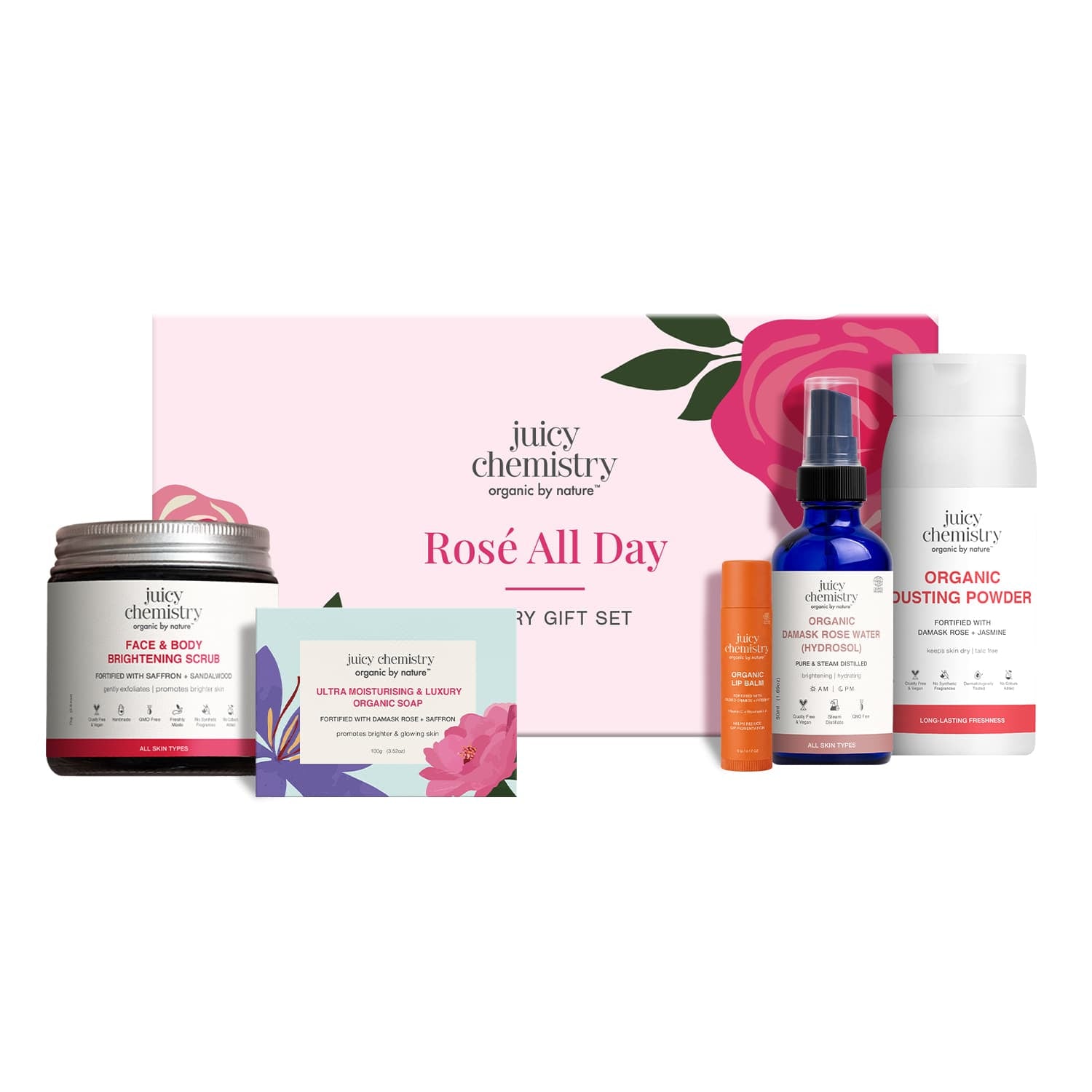 Juicy Chemistry Rose All Day Gift Box