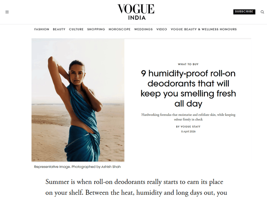 9 humidity-proof roll-on deodorants that will keep you smelling fresh all day