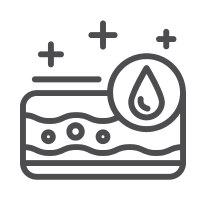 Non-Sticky, Fast-Absorbing