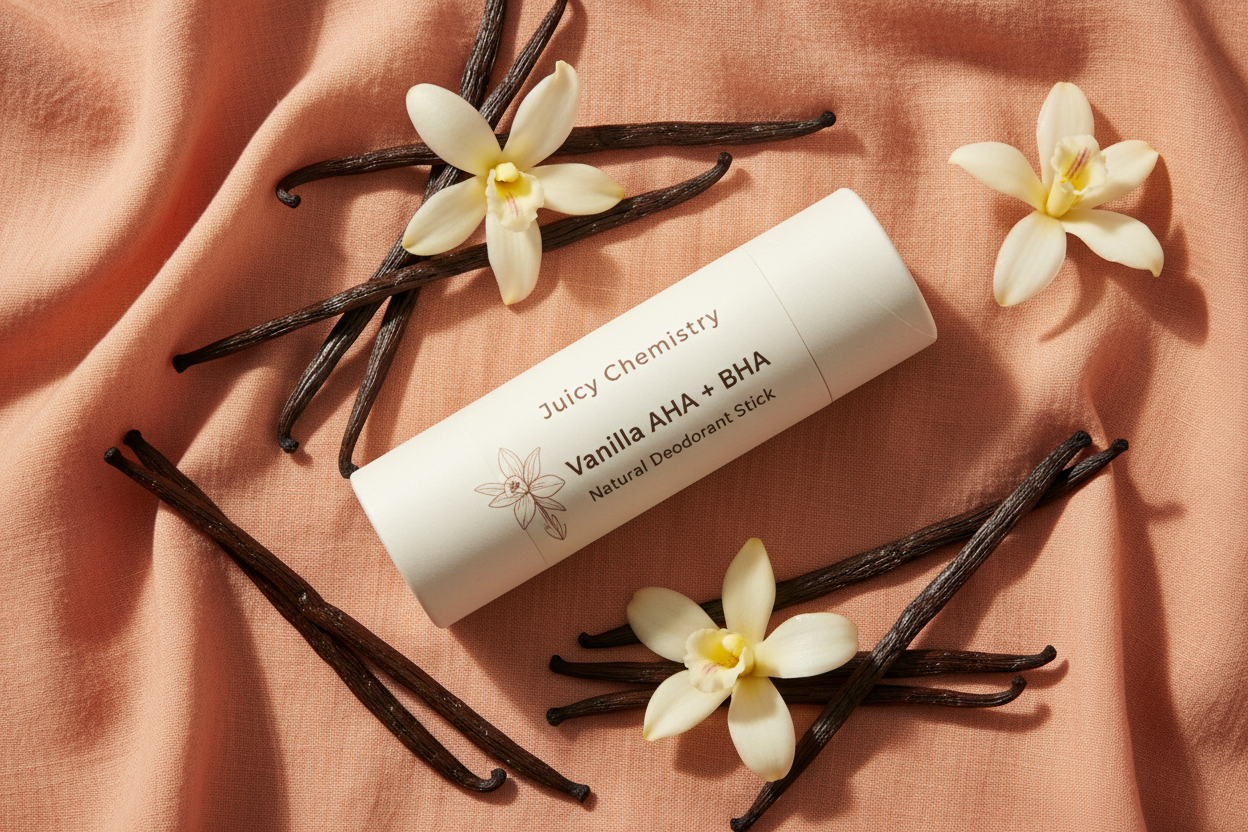 Vanilla AHA + BHA Deodorant: Why Exfoliation Works Better Than Masking Odour