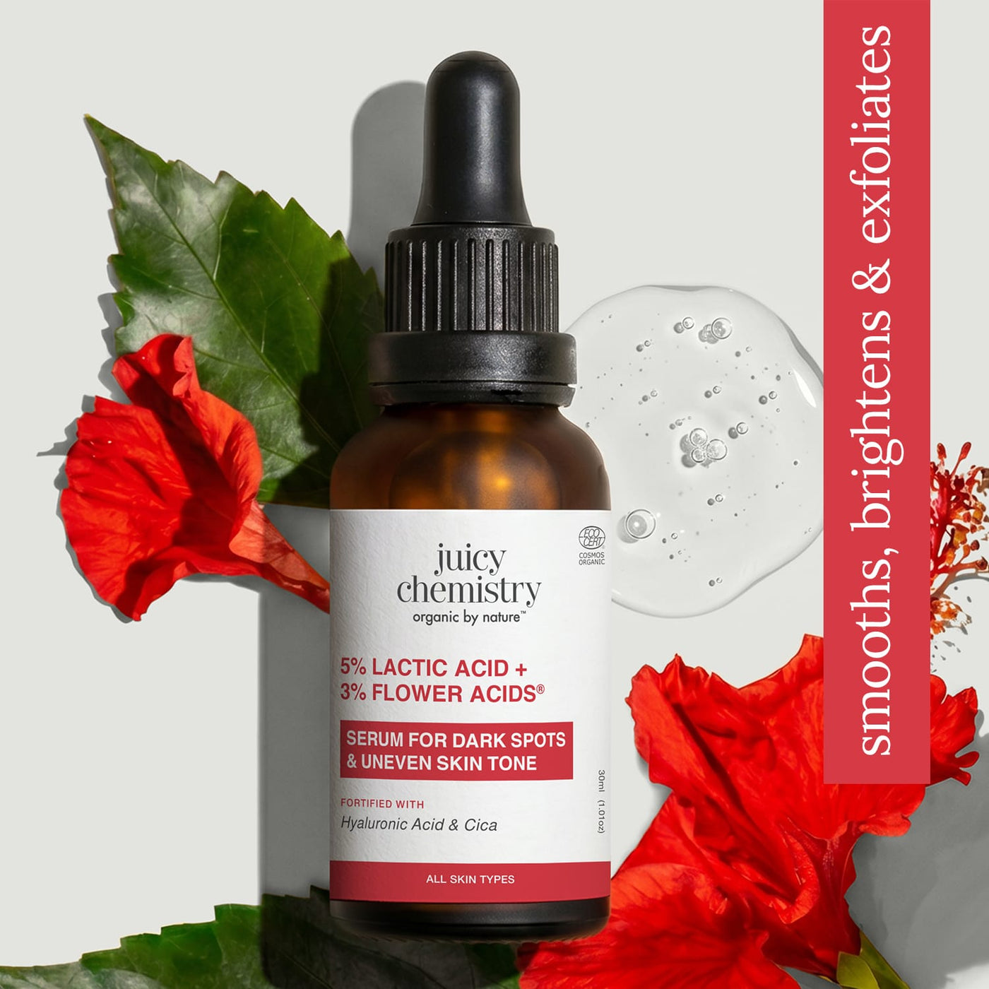 5% Lactic Acid + 3% Flower Acids Face Serum image 1