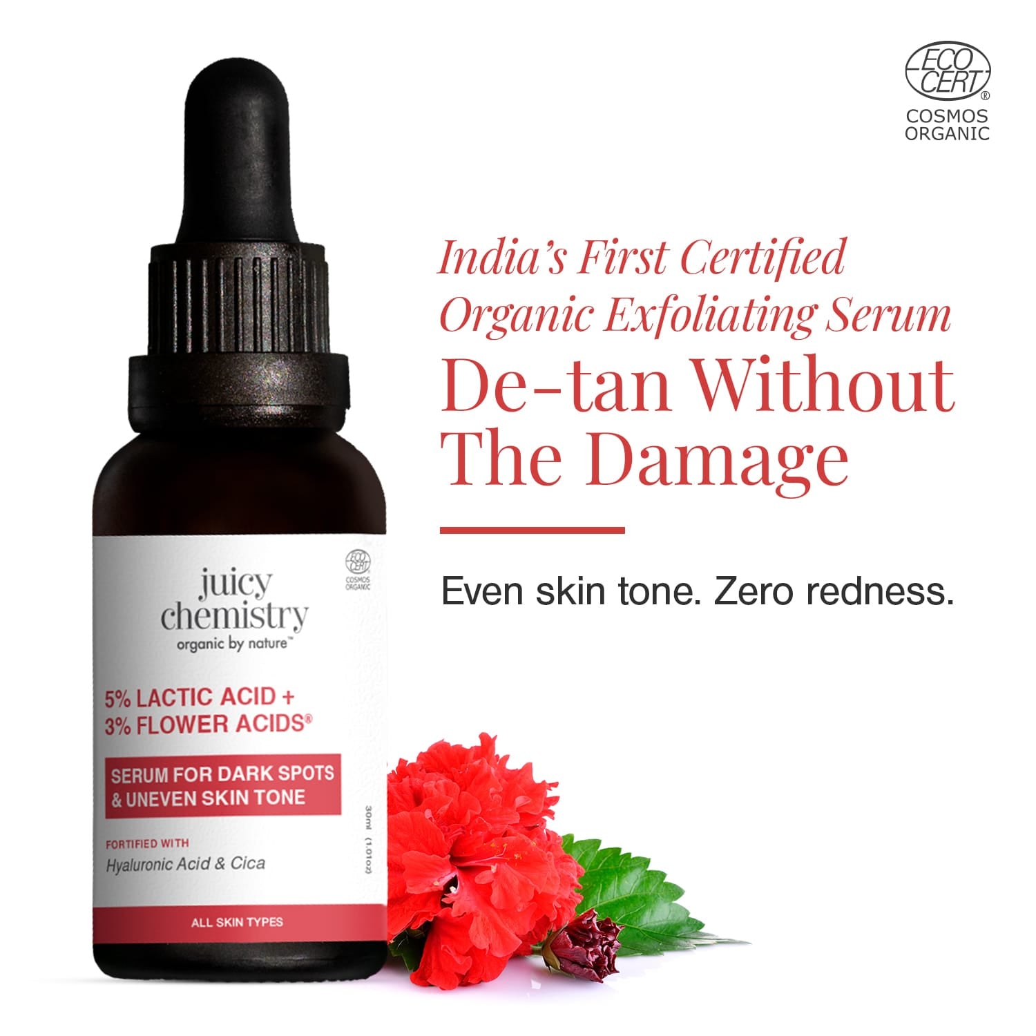 5% Lactic Acid + 3% Flower Acids Face Serum