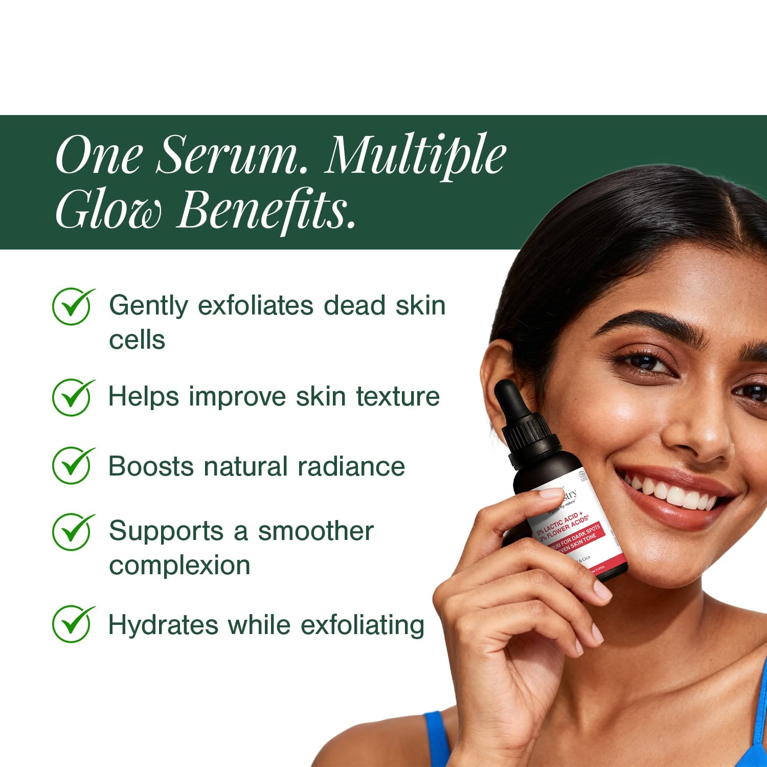 5% Lactic Acid + 3% Flower Acids Face Serum