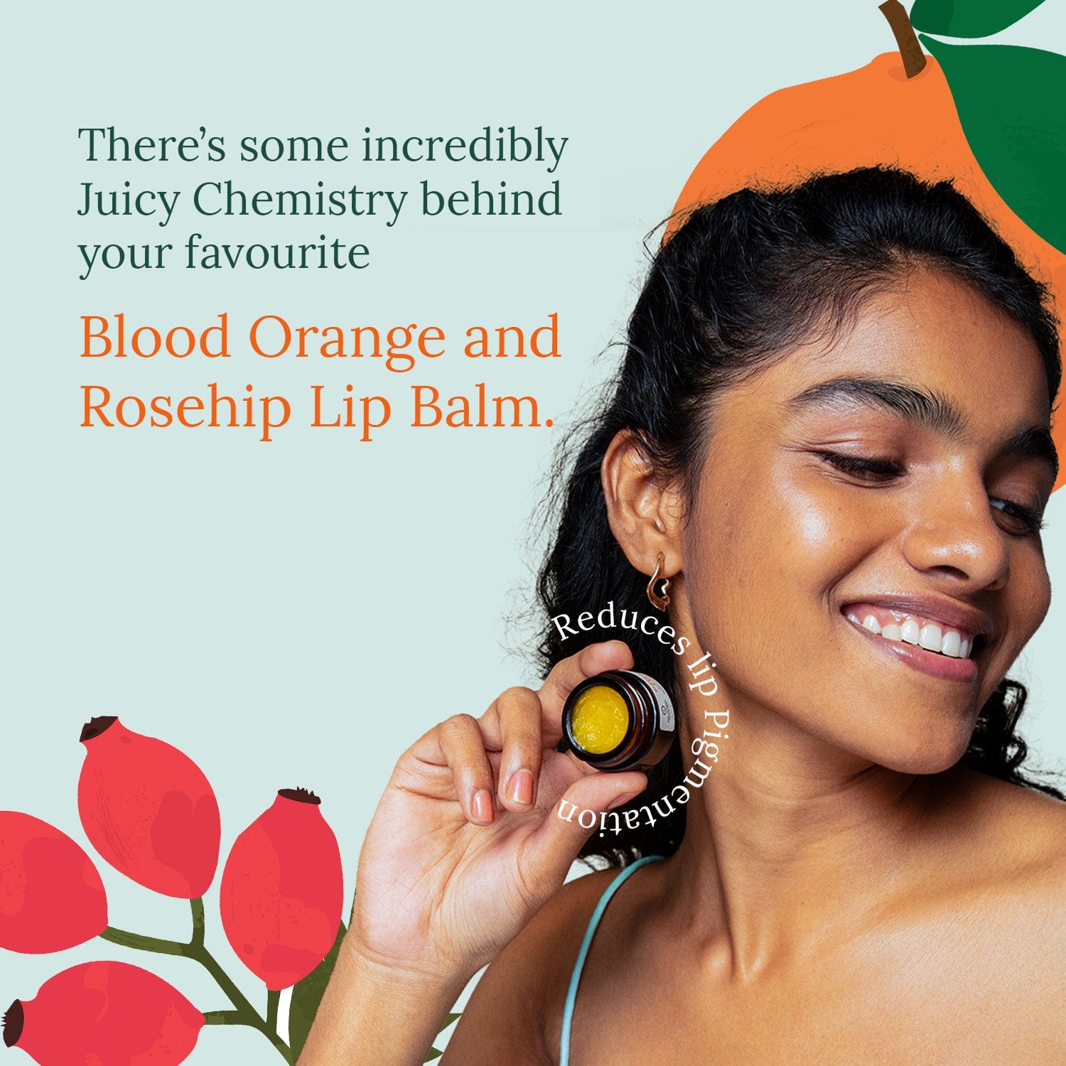 Blood Orange and Rosehip Lip Balm