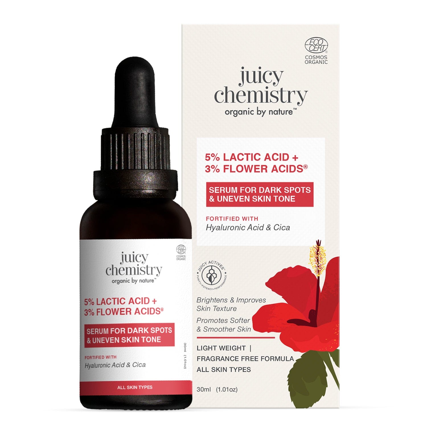 5% Lactic Acid + 3% Flower Acids Face Serum