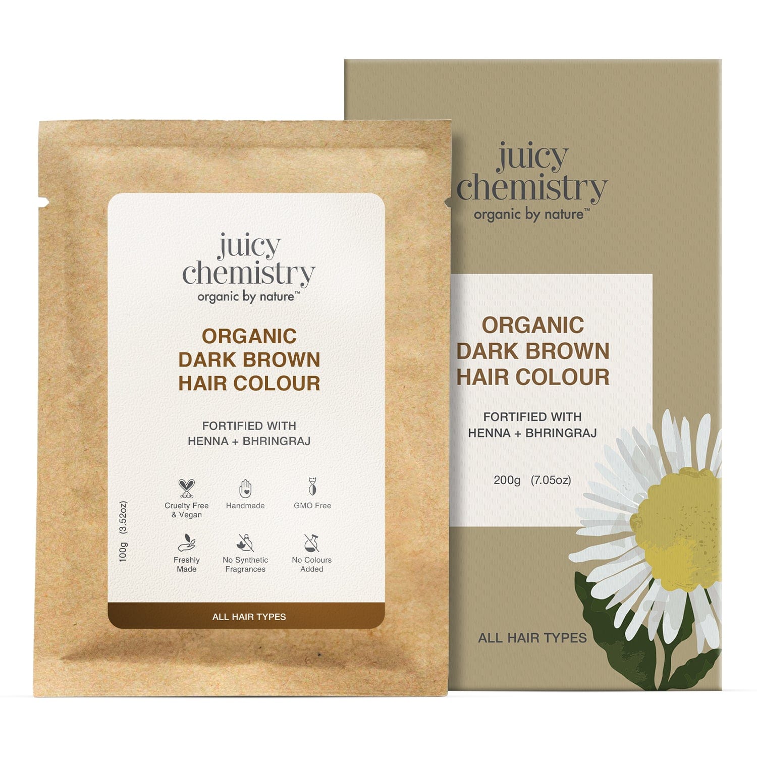 Organic Hair Colour Americano - Dark Brown