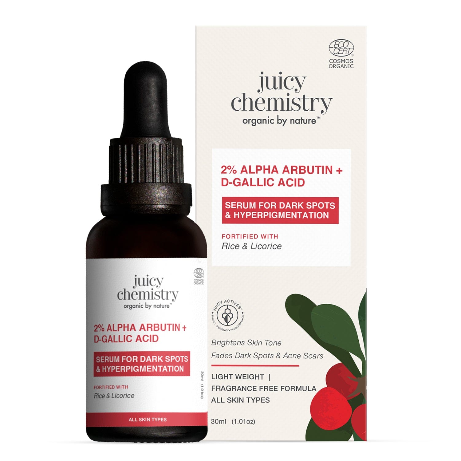 2% Alpha Arbutin + D-Gallic Acid Face Serum