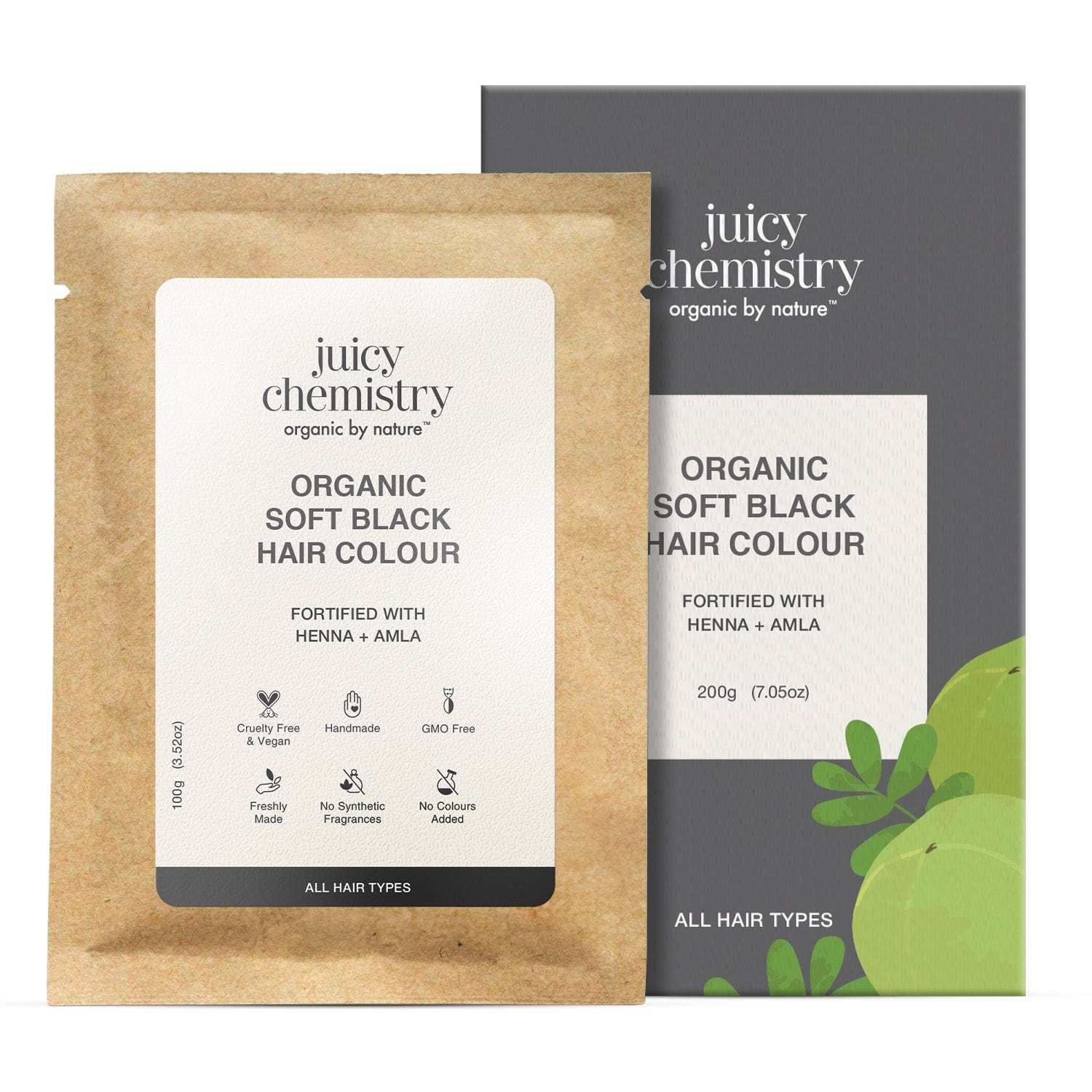Organic Hair Colour Espresso - Soft Black