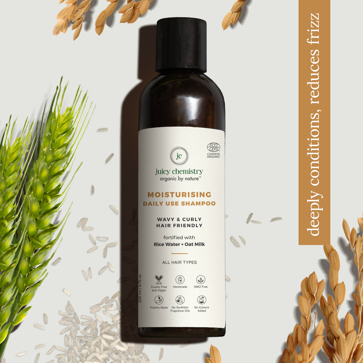 Certified Organic Moisturising Daily Use Shampoo