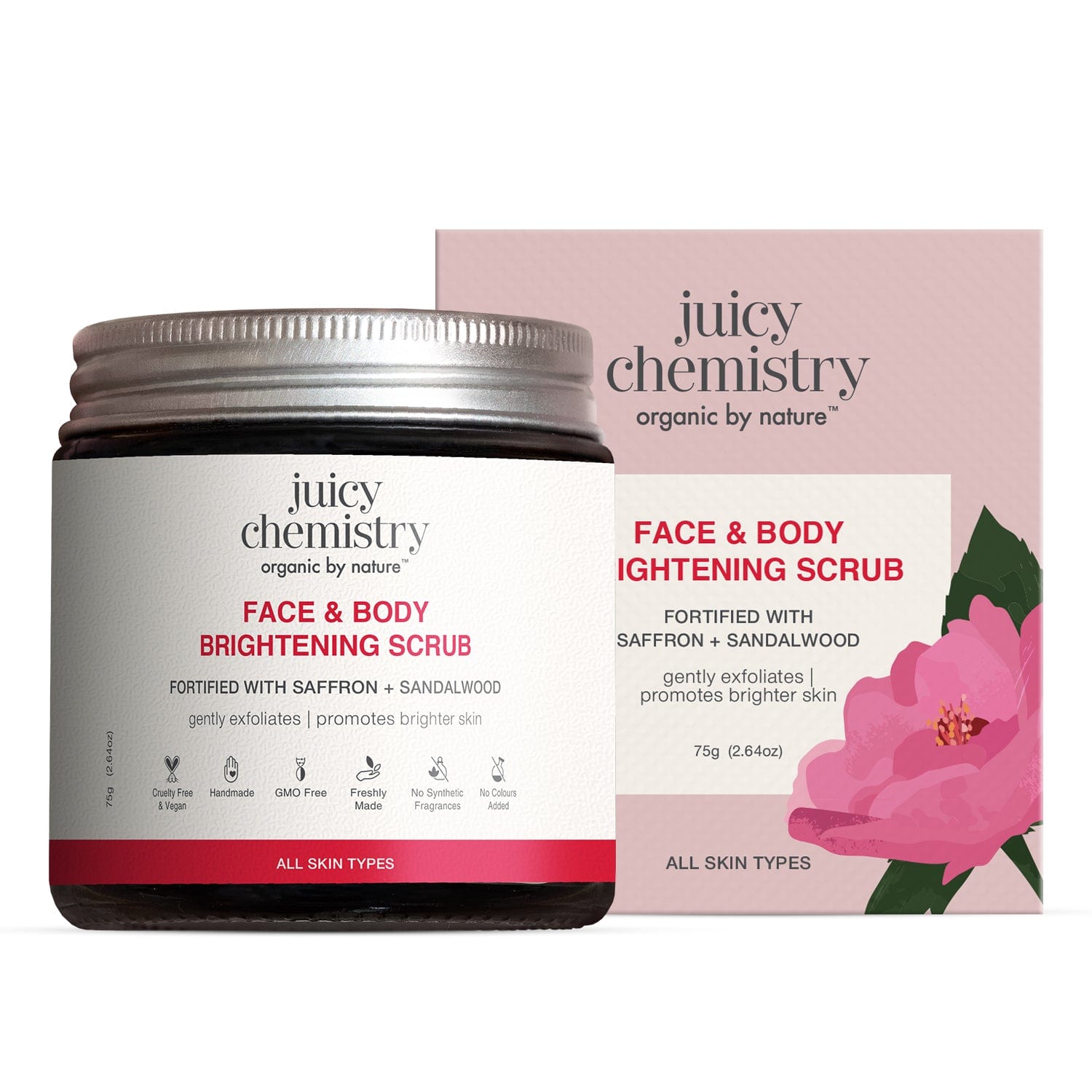 Saffron, Rose and Australian Sandalwood Face Scrub