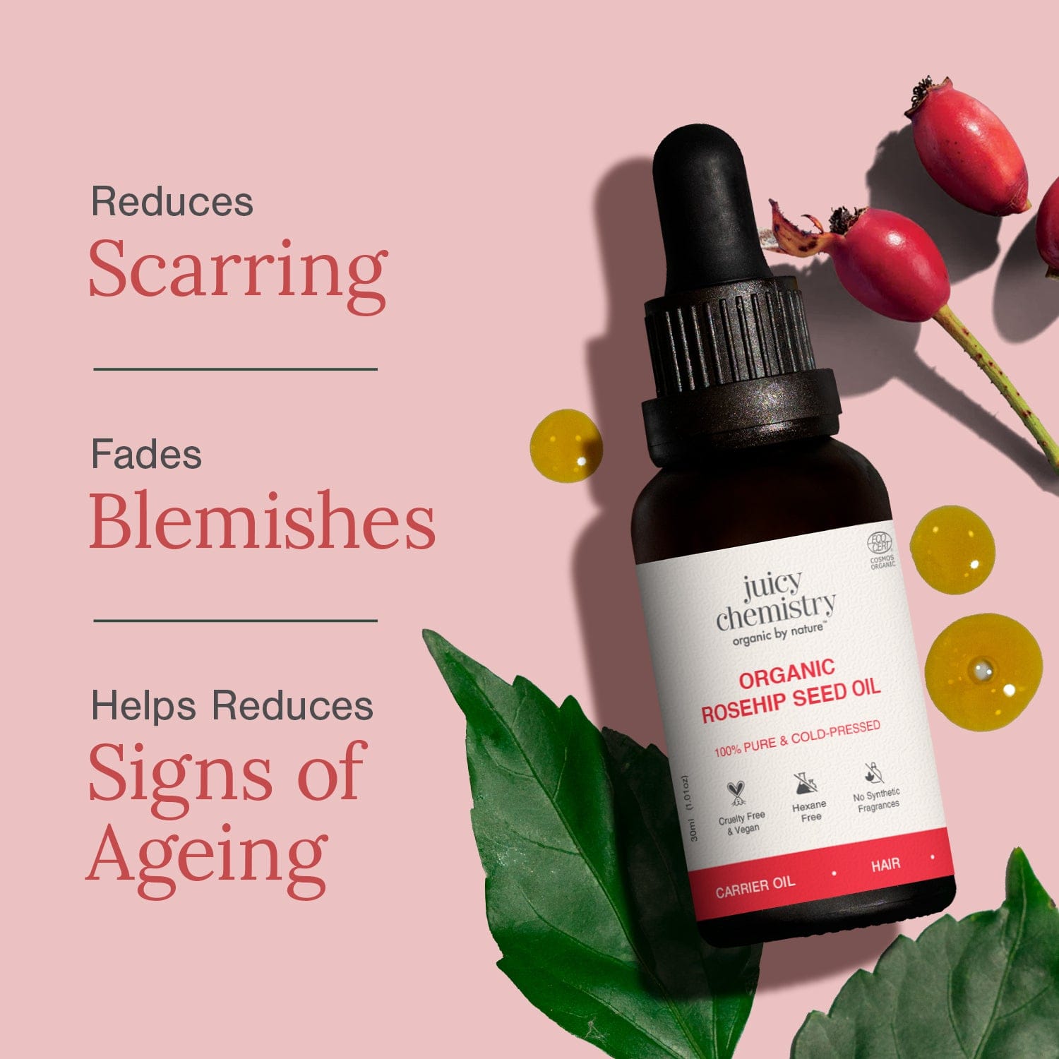 Organic Rosehip Seed Oil