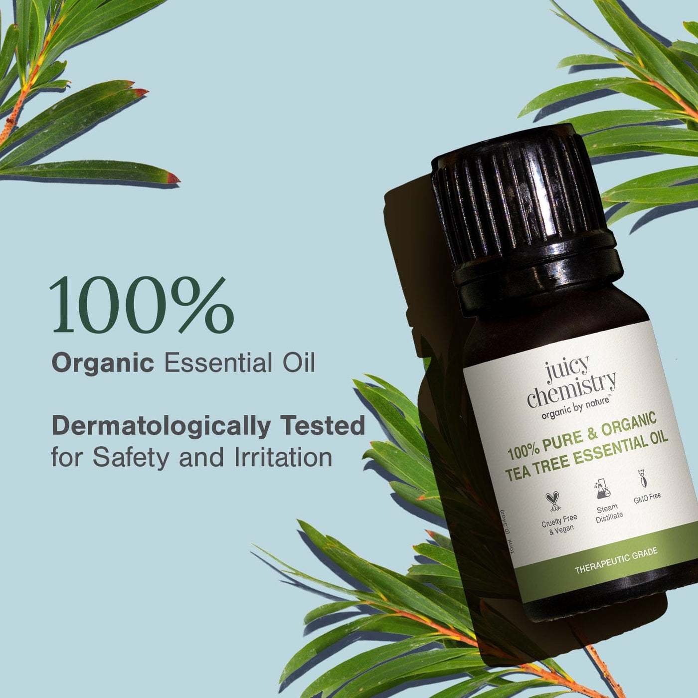 100% Pure & Organic Tea Tree Essential Oil thumbnail 2