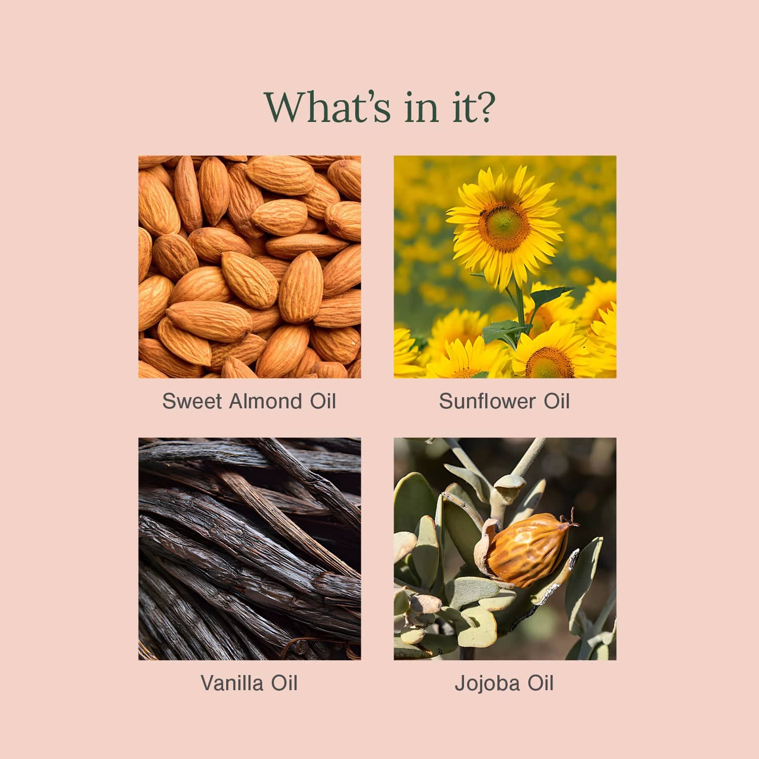 Certified Organic Leave-in Hair Serum & Heat Protectant Fortified with Jojoba + Almond