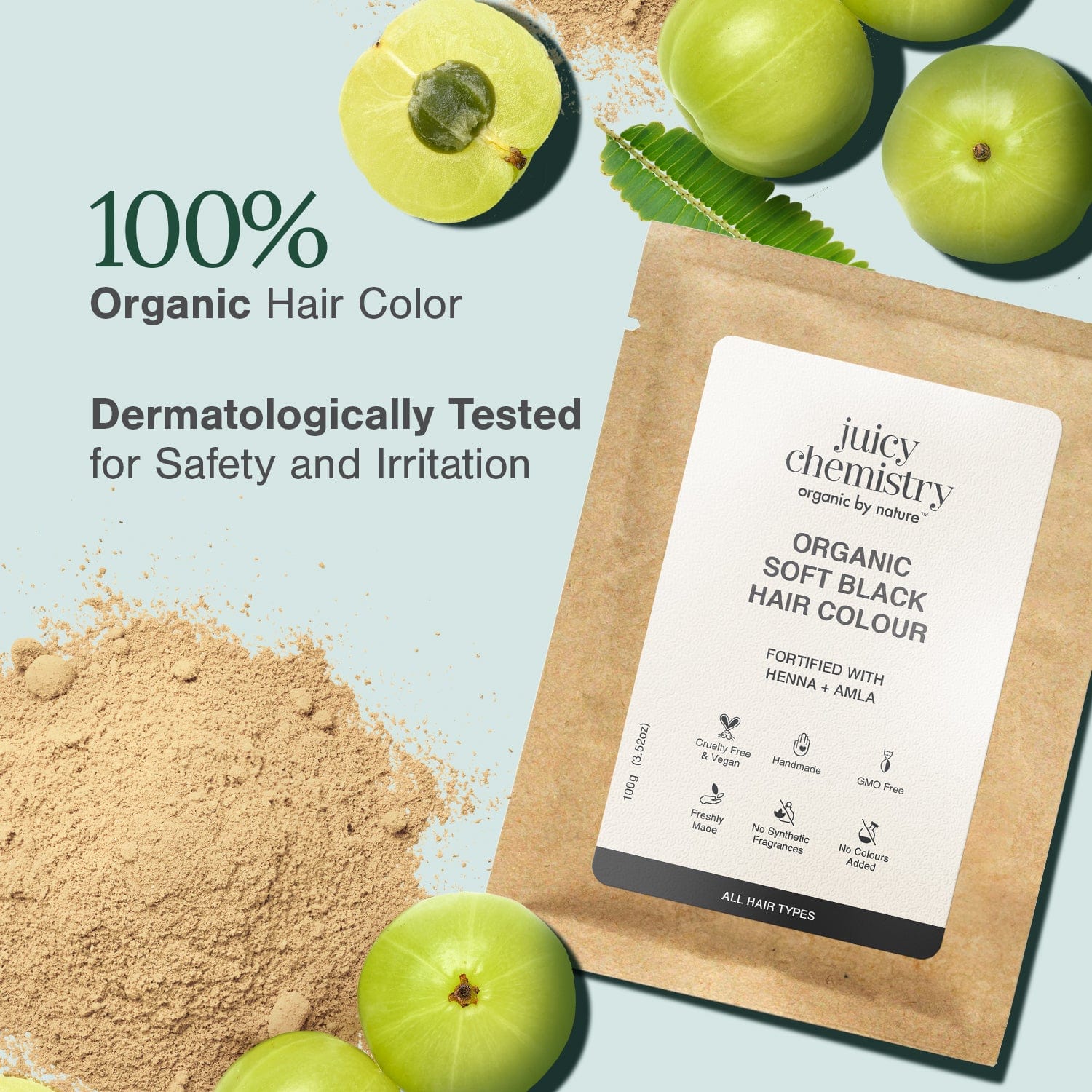 Organic Hair Colour Espresso - Soft Black