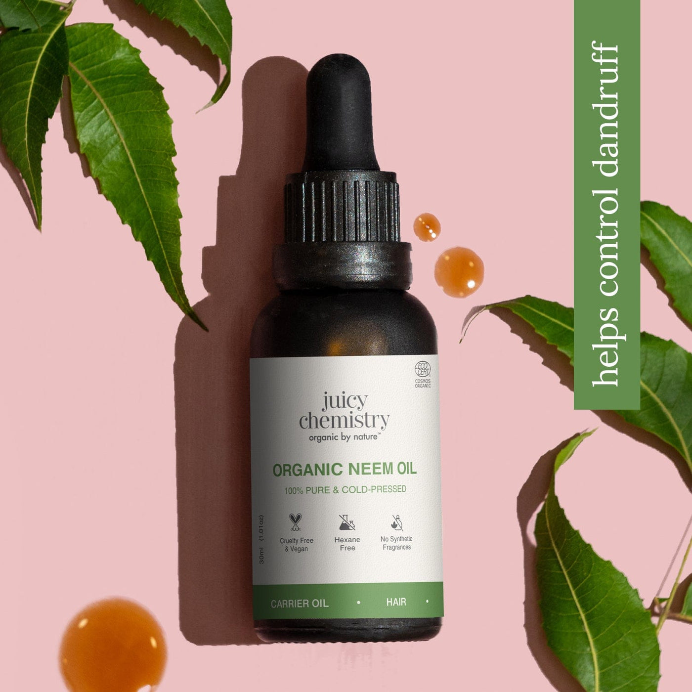Cold Pressed Neem Organic Carrier Oil