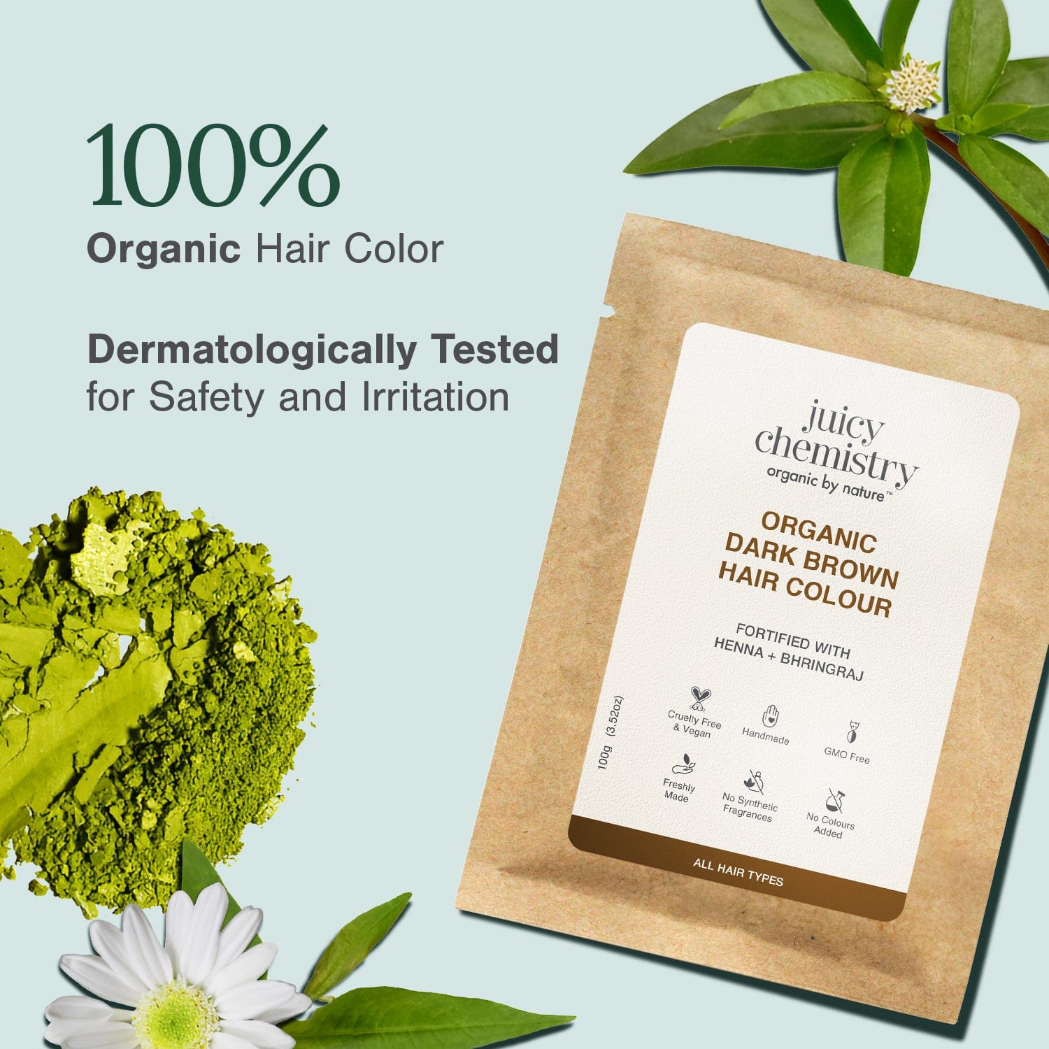 Organic Hair Colour Americano - Dark Brown