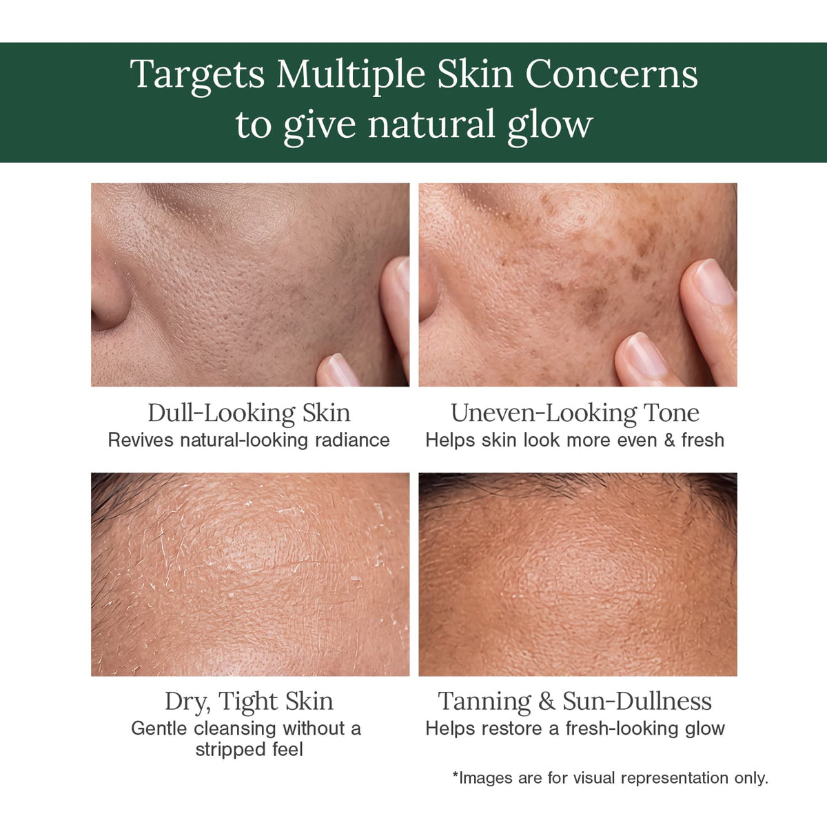 Dewy & Sunkissed Glow Combo | Brightening Scrub + Saffron Face Wash + Rose Water