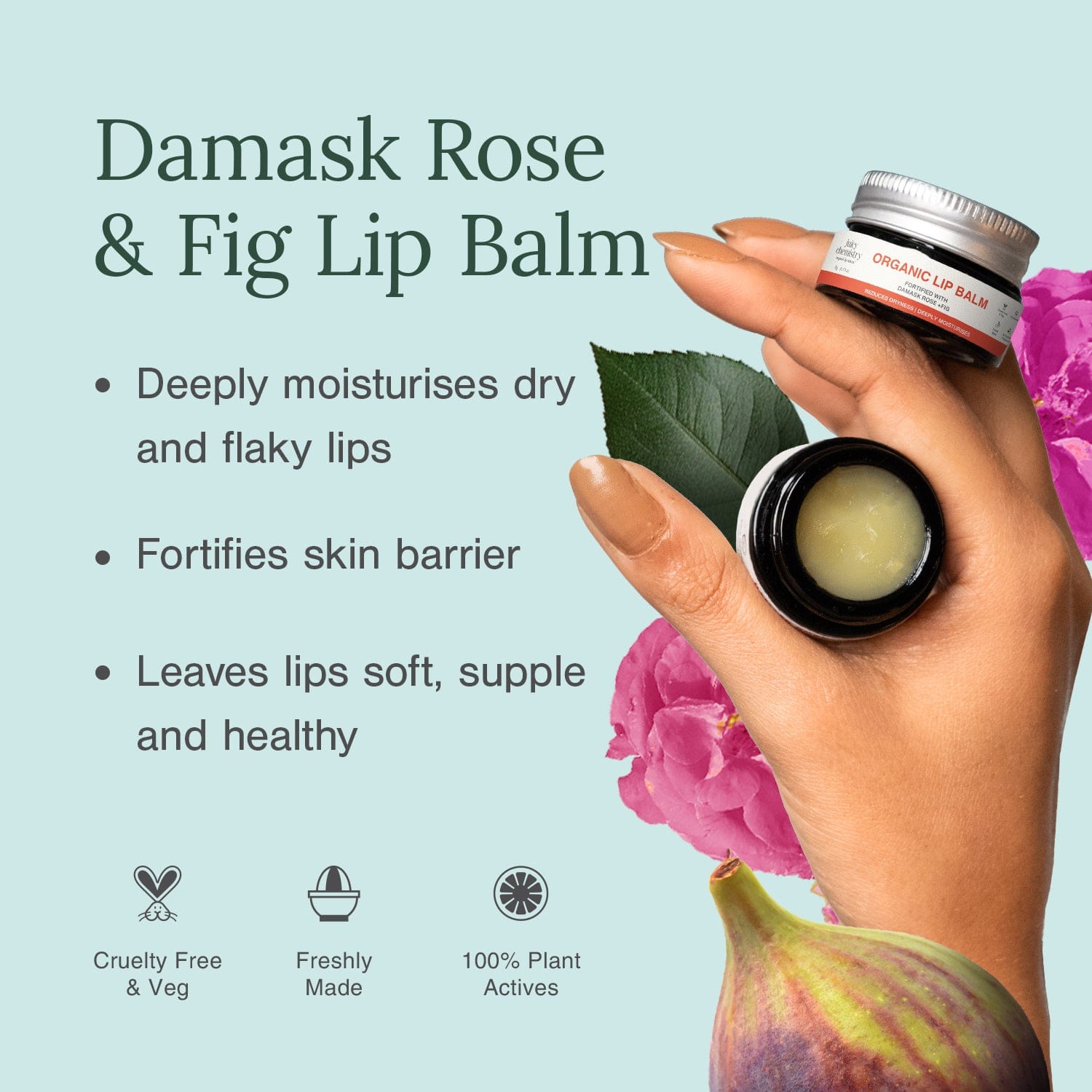 Damask Rose and Fig Lip Balm