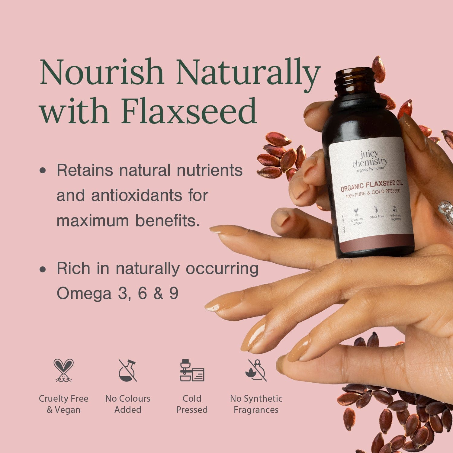 Cold Pressed Flaxseed Oil