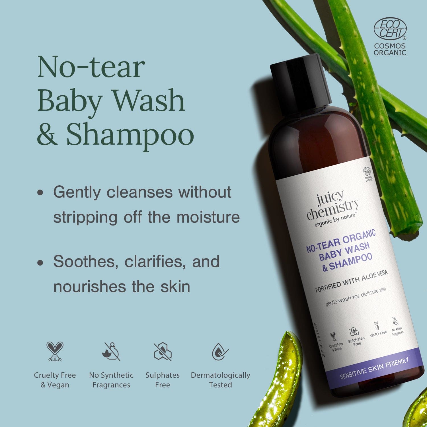 Organic Gentle Head-to-toe Baby Wash