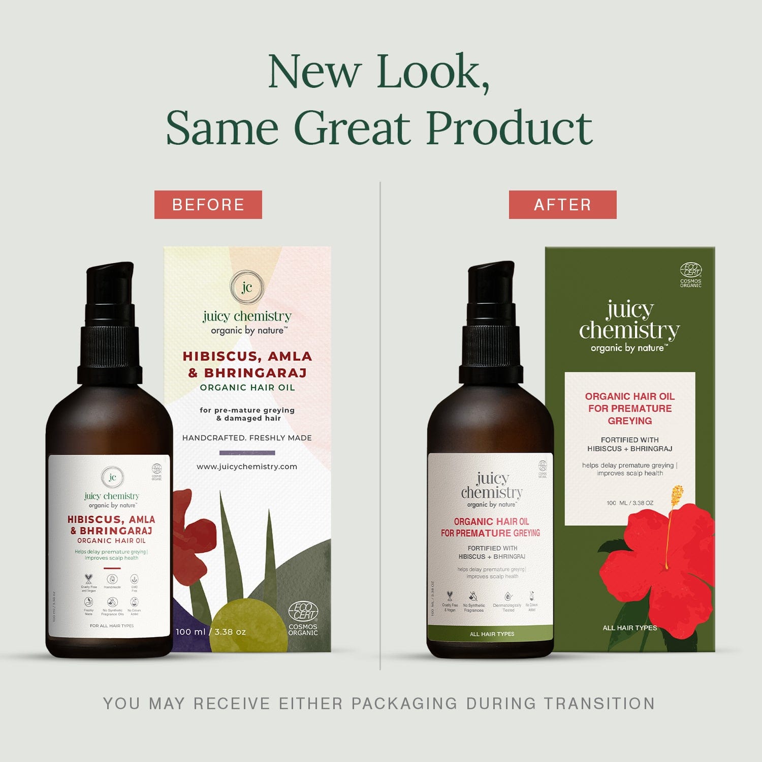 Hibiscus, Amla and Bhringaraj Hair Oil