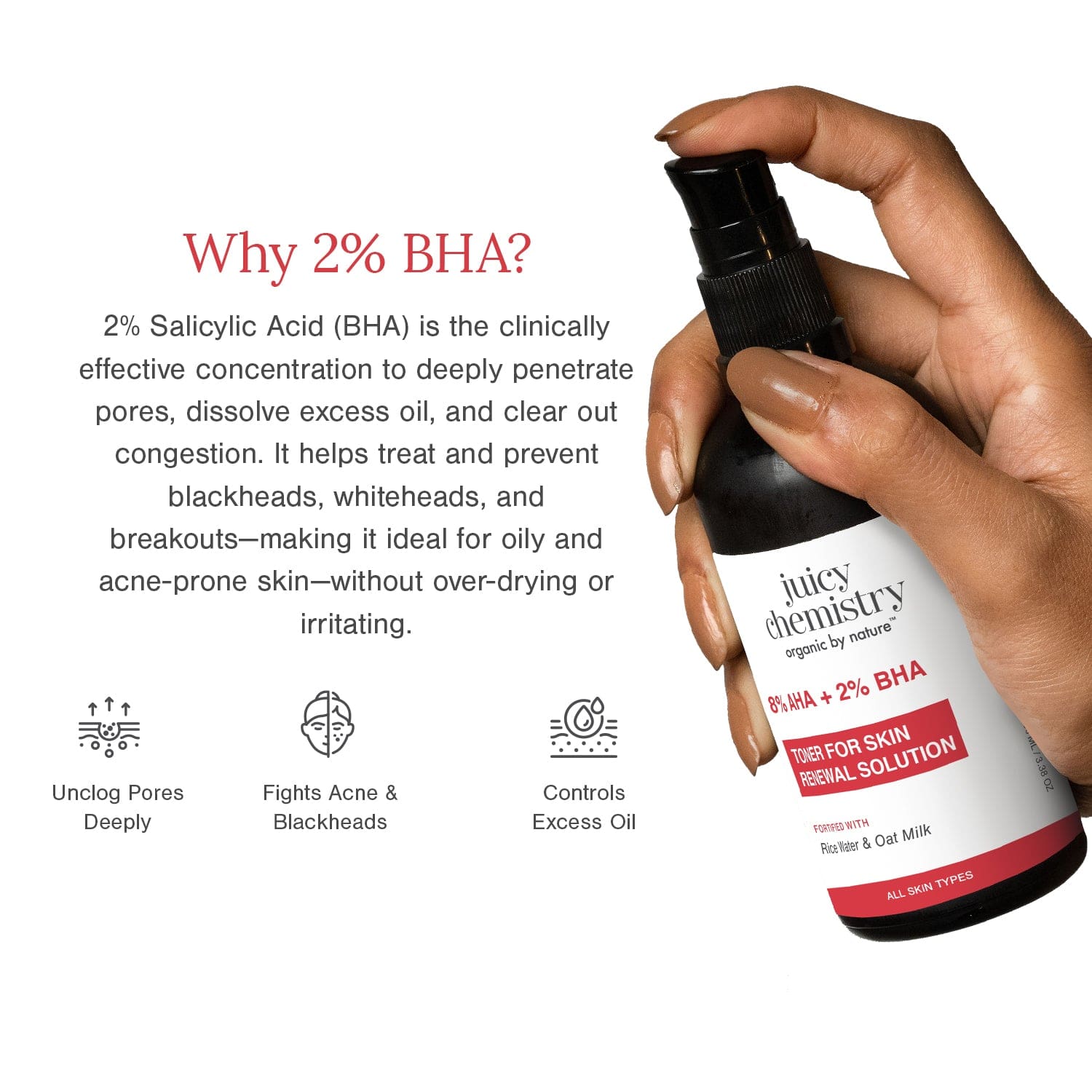 8% AHA + 2 % BHA Toner