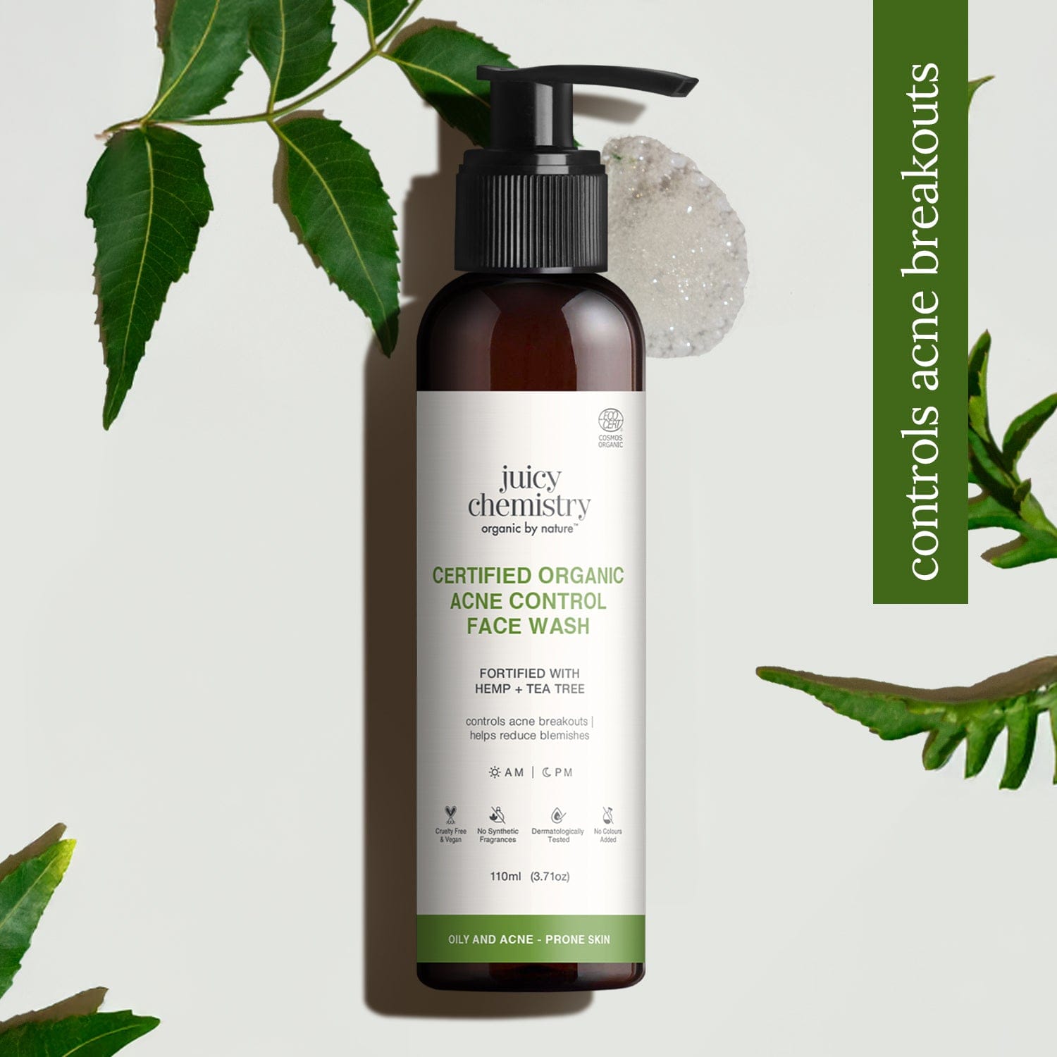 Hemp, Tea Tree and Neem Face Wash
