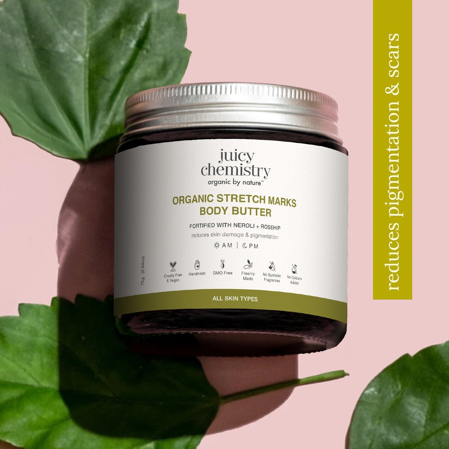 Organic Moisturising Body Butter Fortified with Neroli + Rosehip