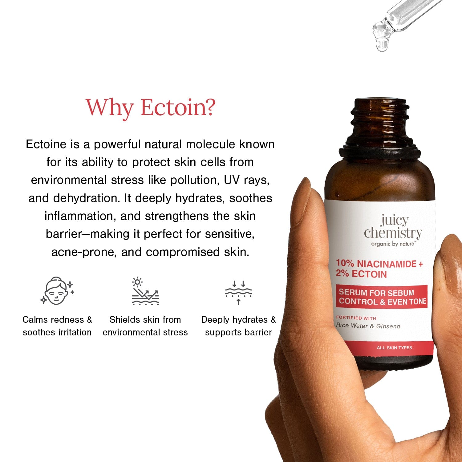 10% Niacinamide + 2% Ectoin Face Serum