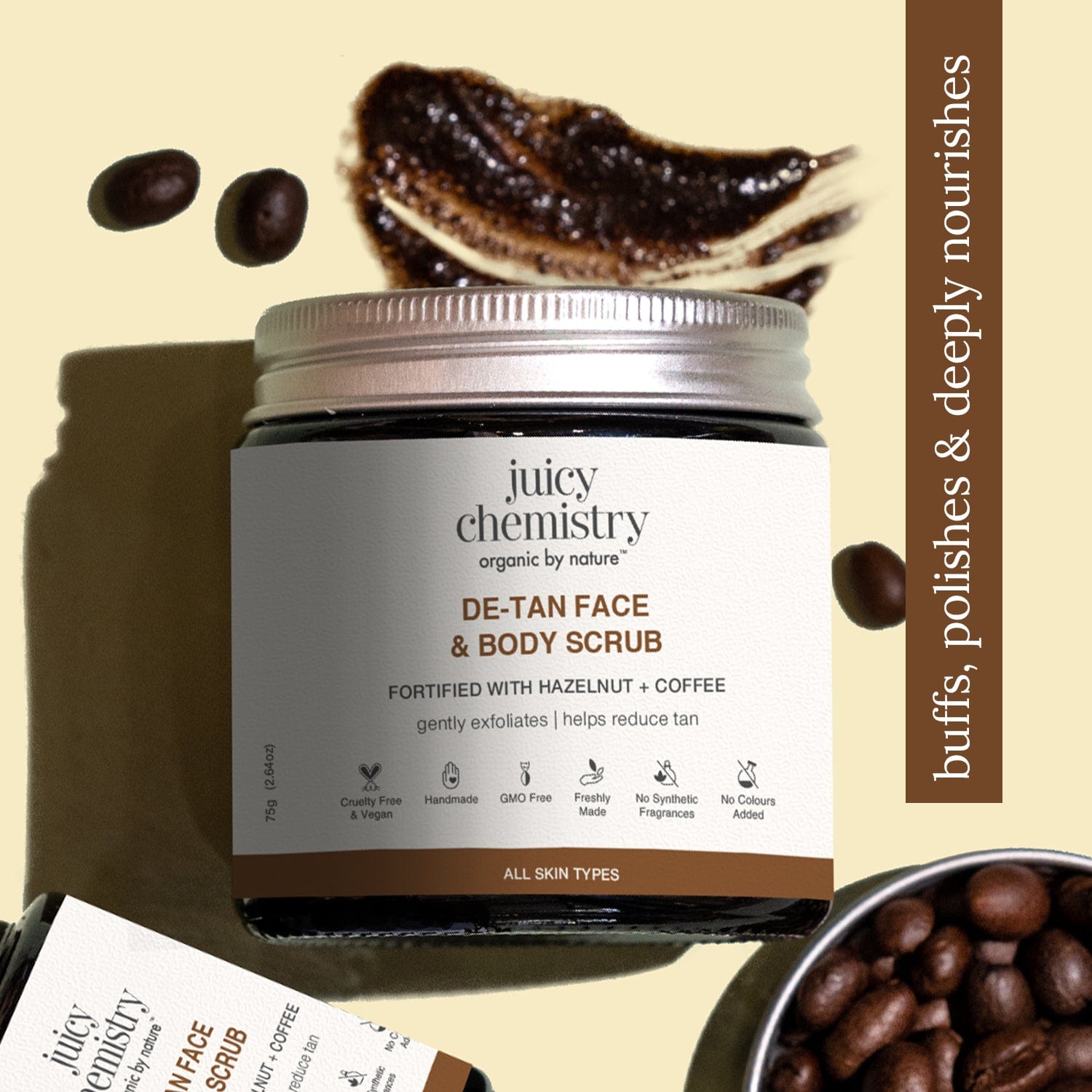 Hazelnut, Coffee and Chocolate Scrub/Mask