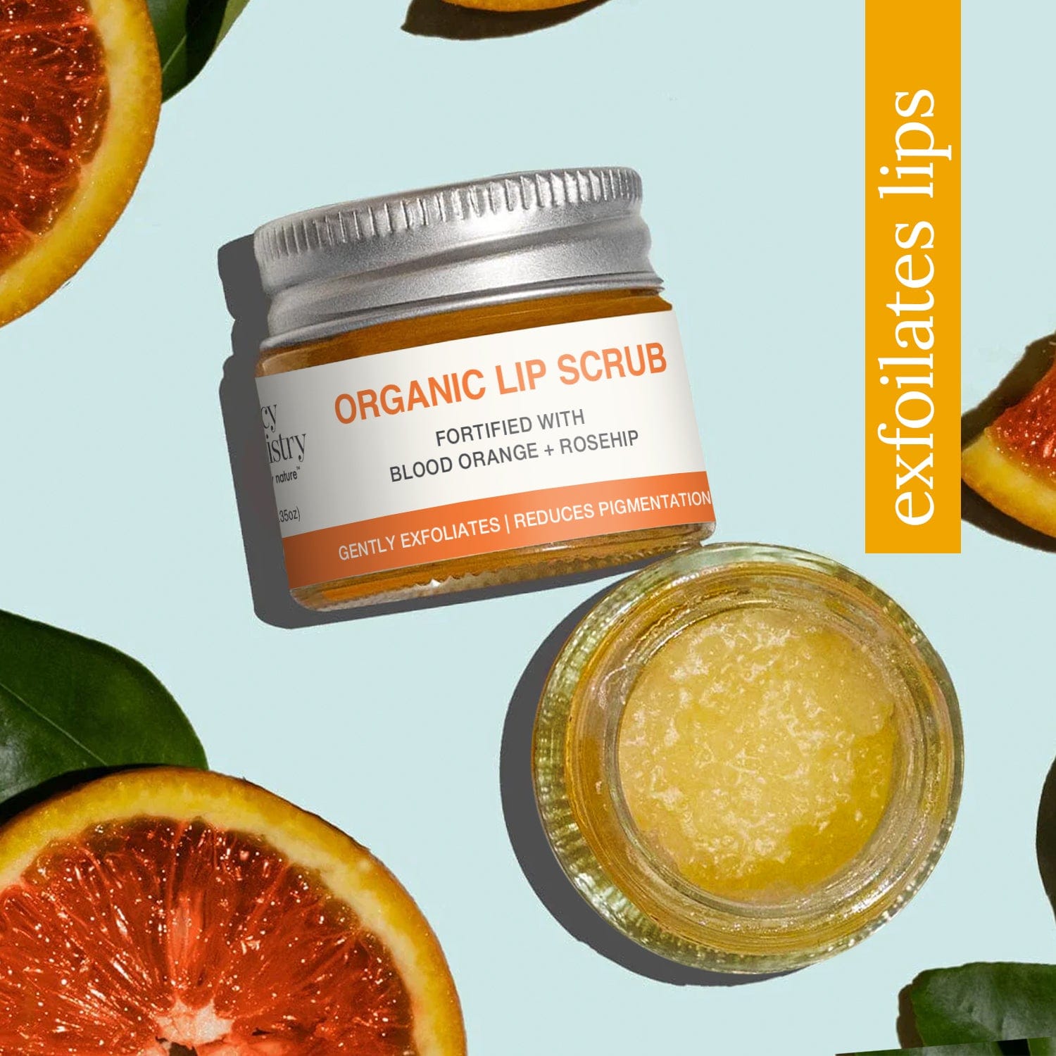 Blood Orange and Rosehip Lip Scrub