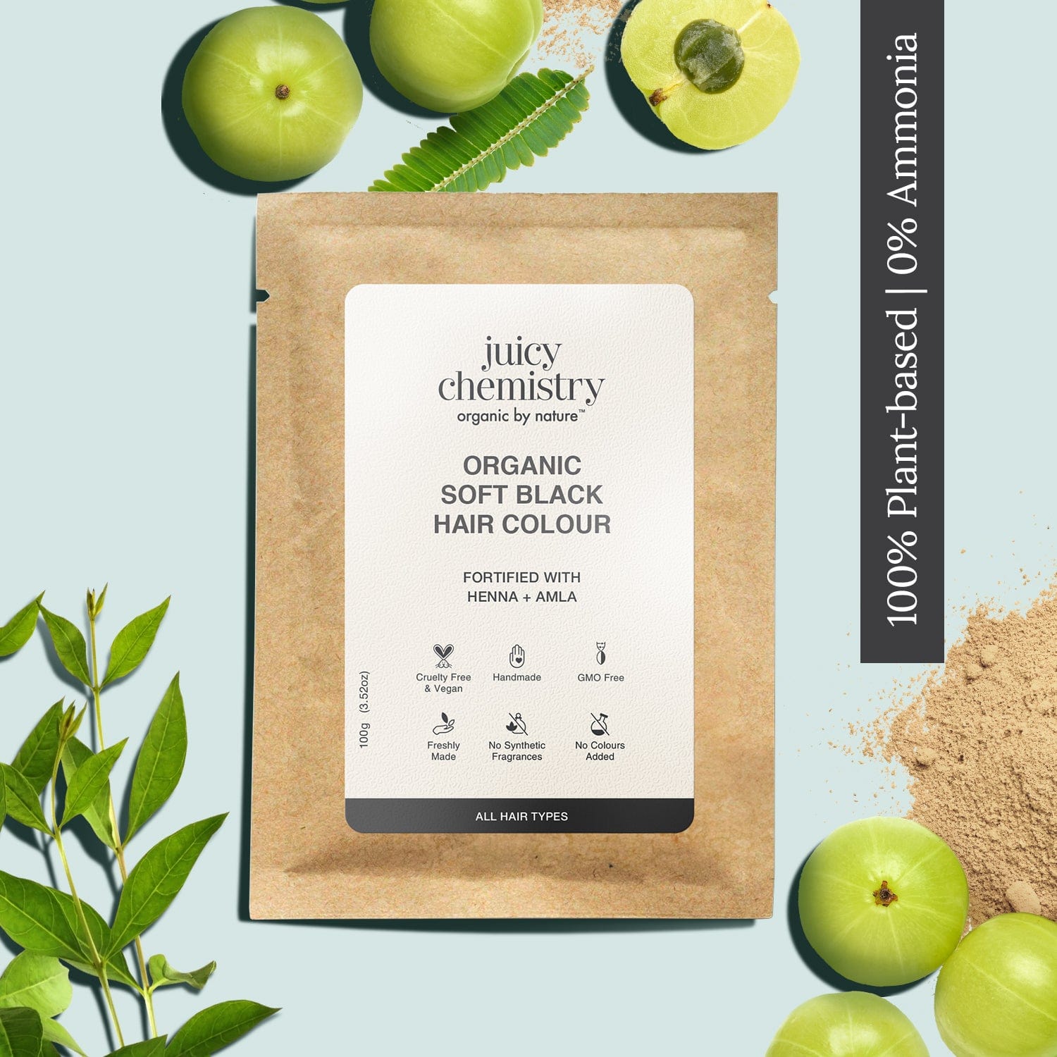 Organic Hair Colour Espresso Soft Black