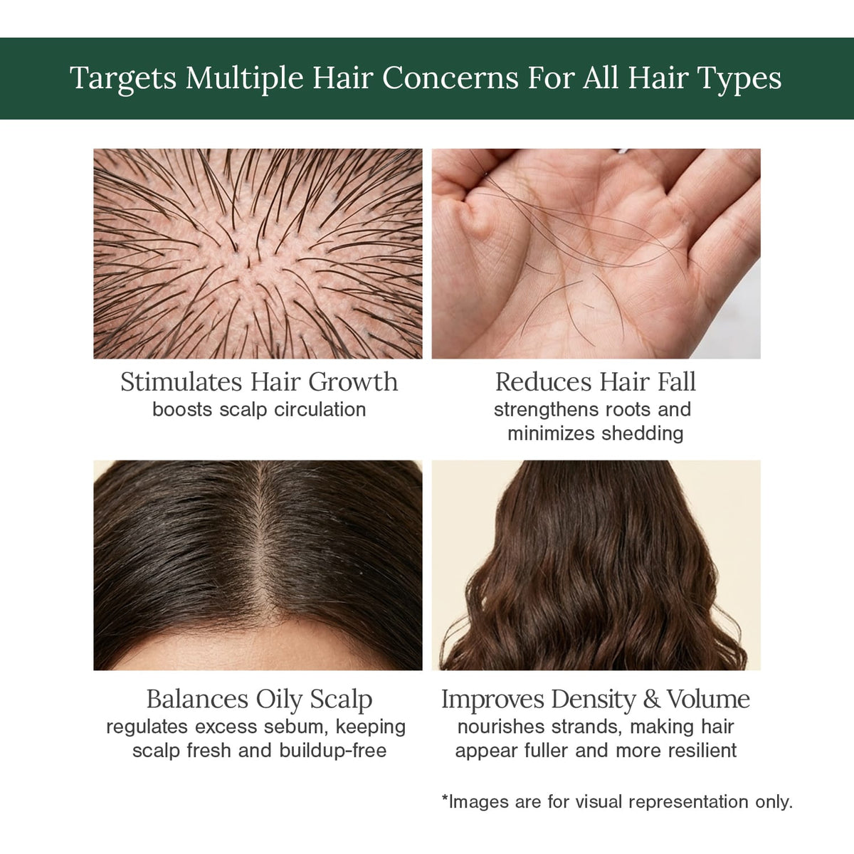 Anti-Hairfall Combo | Hair Growth Oil + Moisturising Shampoo + Rosemary Water